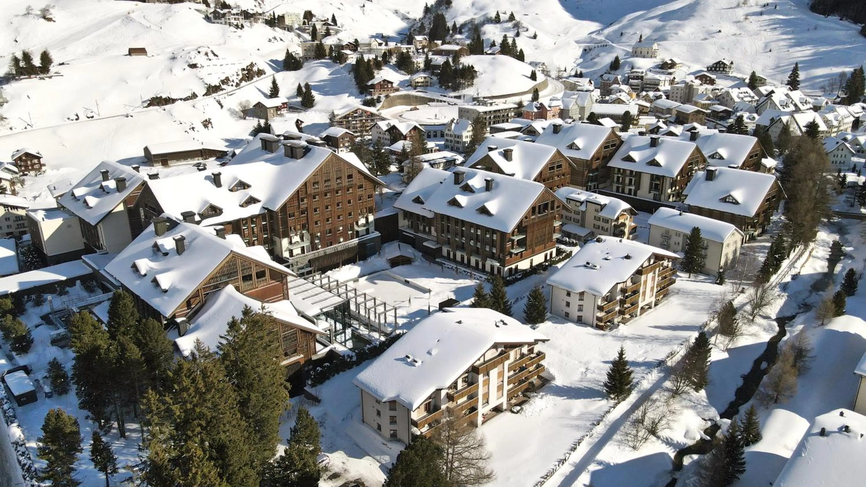 Property building in The Chedi Andermatt
