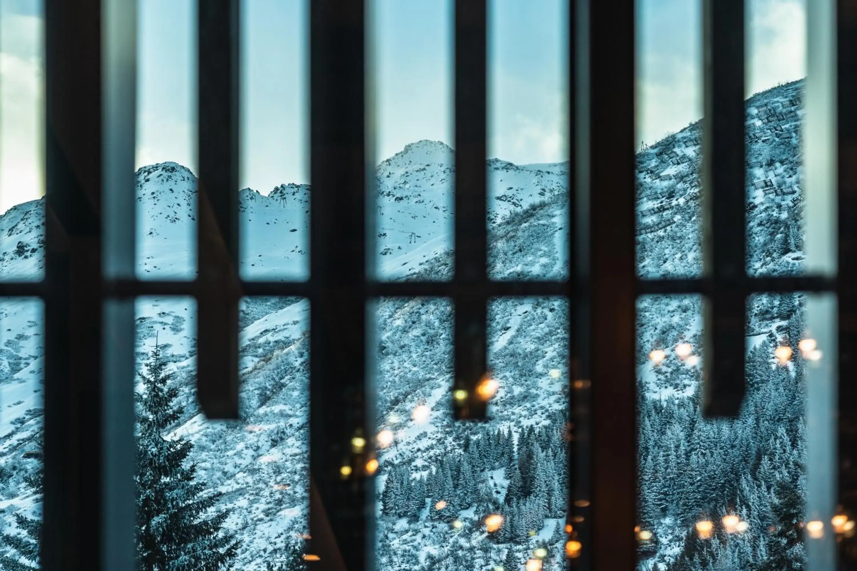 Mountain view in The Chedi Andermatt Mountain view in The Chedi Andermatt