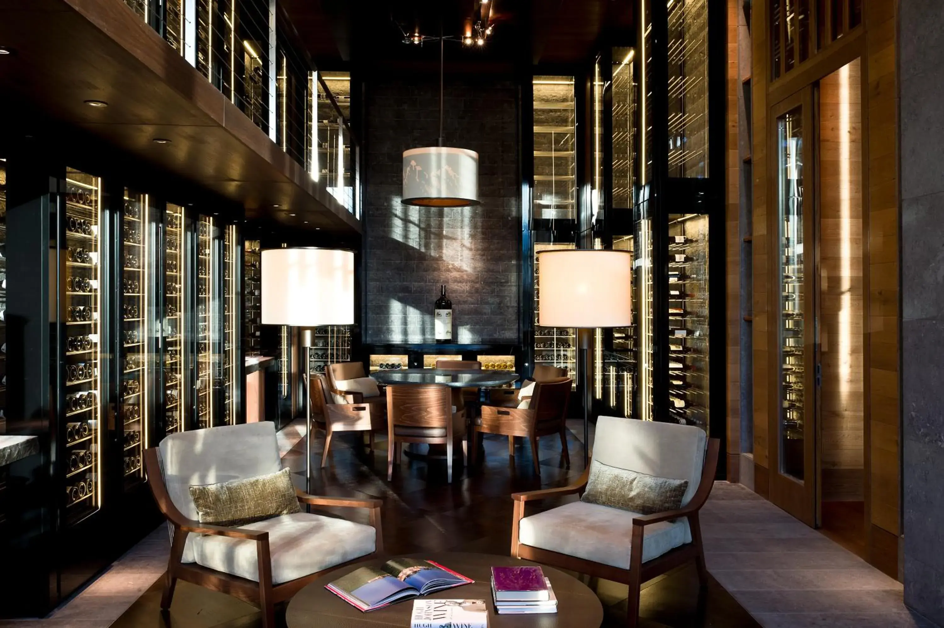Lounge or bar in The Chedi Andermatt Lounge or bar in The Chedi Andermatt