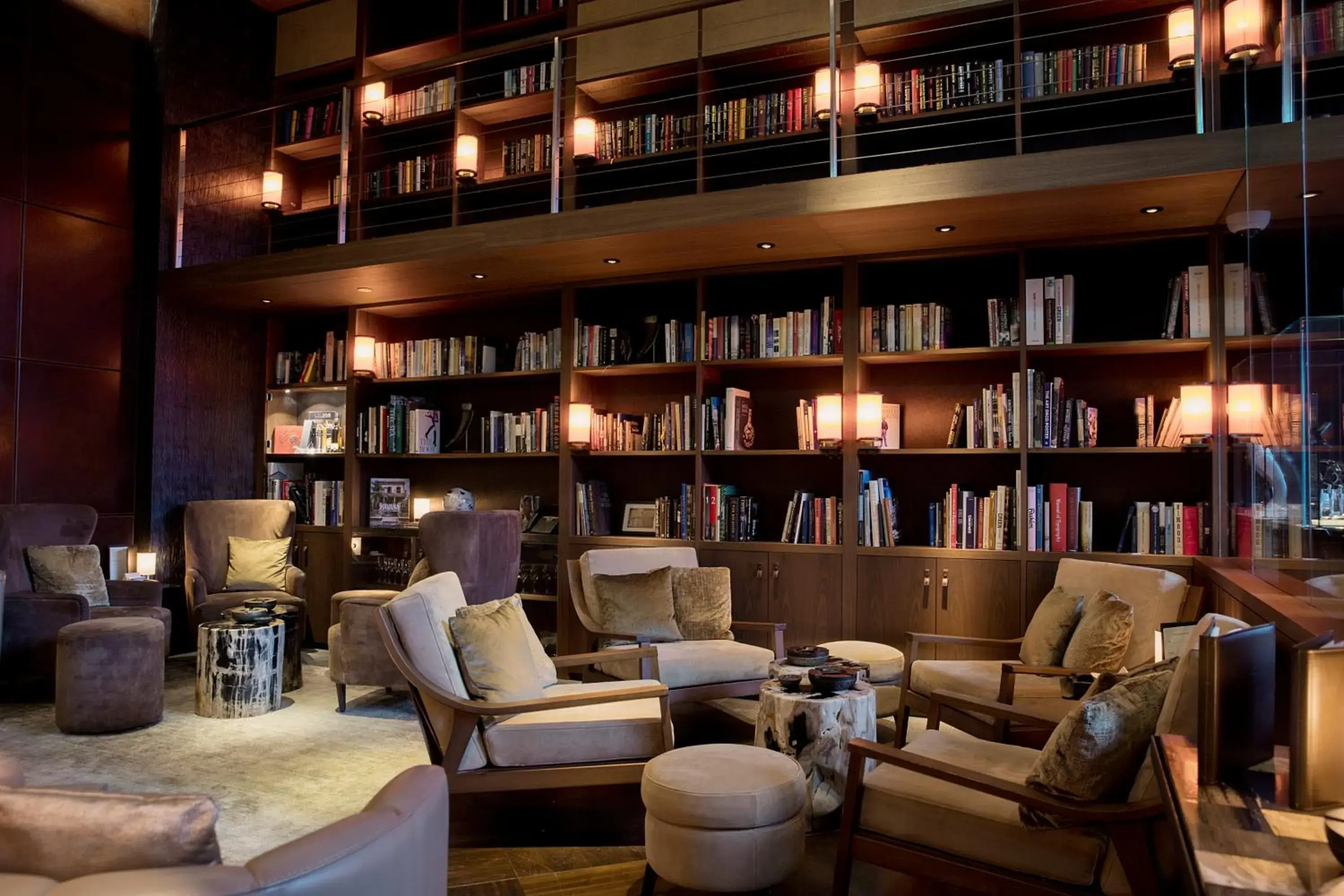Lounge or bar in The Chedi Andermatt Lounge or bar in The Chedi Andermatt