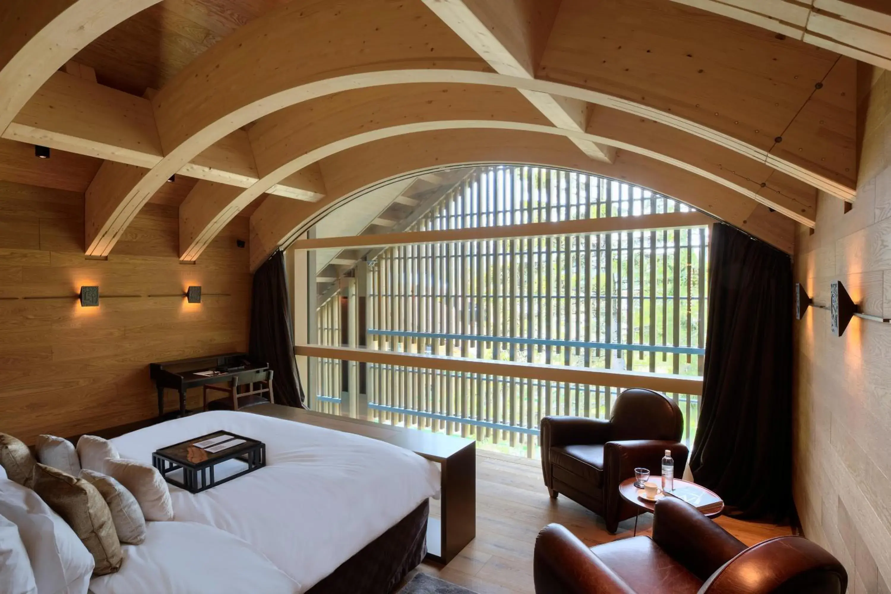 Photo of the whole room, Bed in The Chedi Andermatt Photo of the whole room, Bed in The Chedi Andermatt