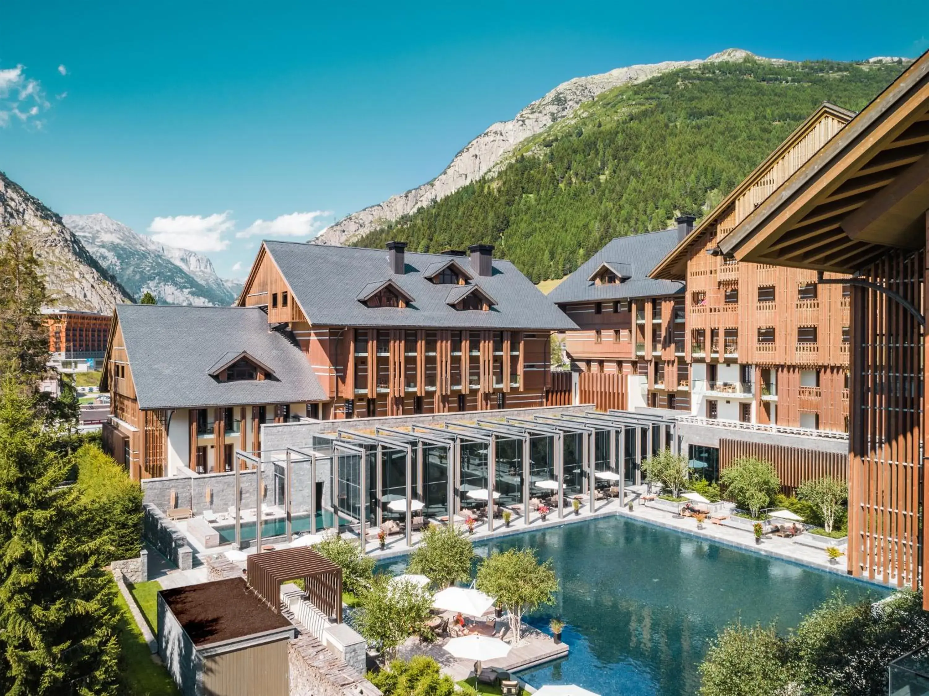 Property building in The Chedi Andermatt Property building in The Chedi Andermatt