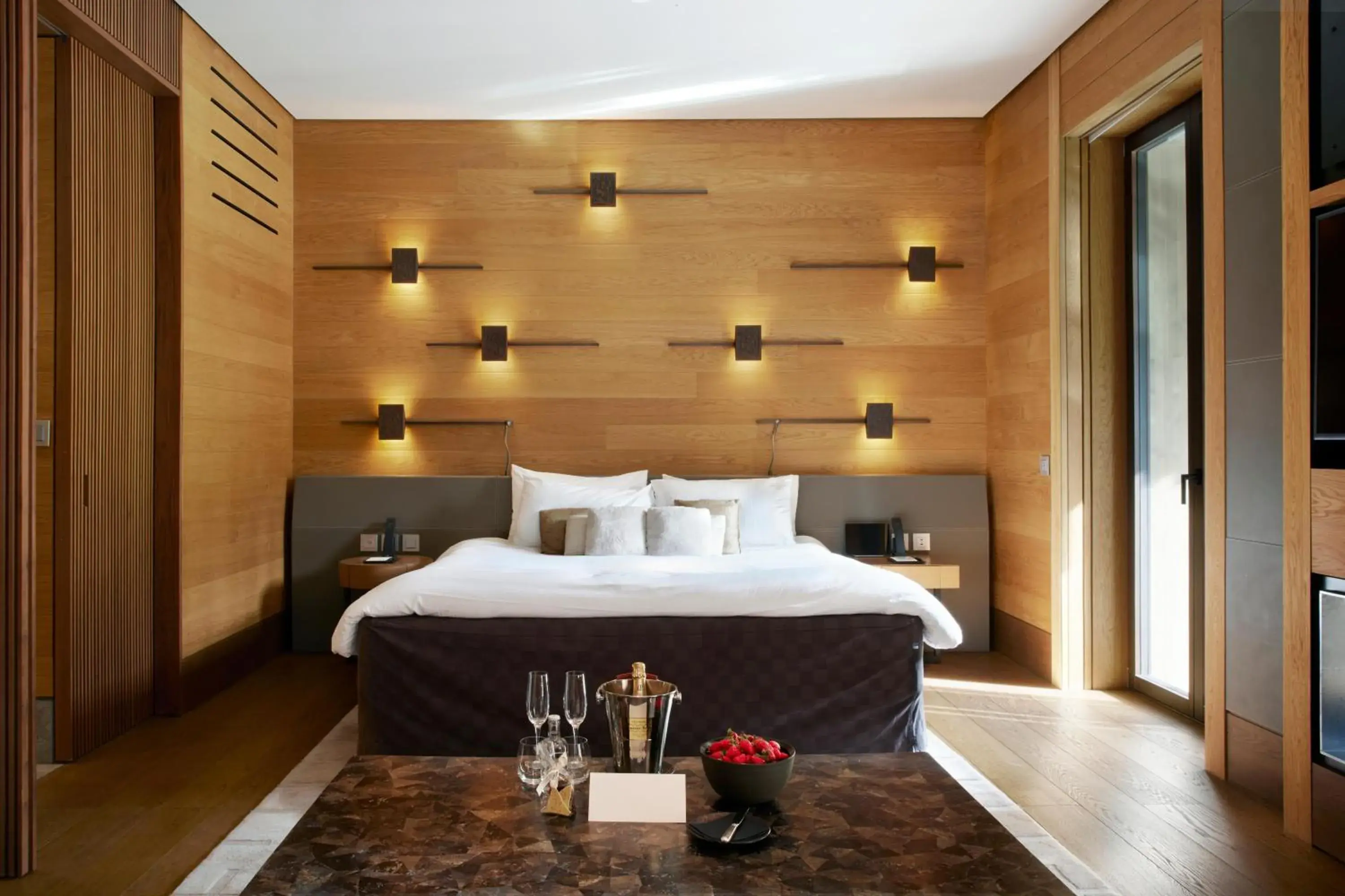 Photo of the whole room, Bed in The Chedi Andermatt Photo of the whole room, Bed in The Chedi Andermatt