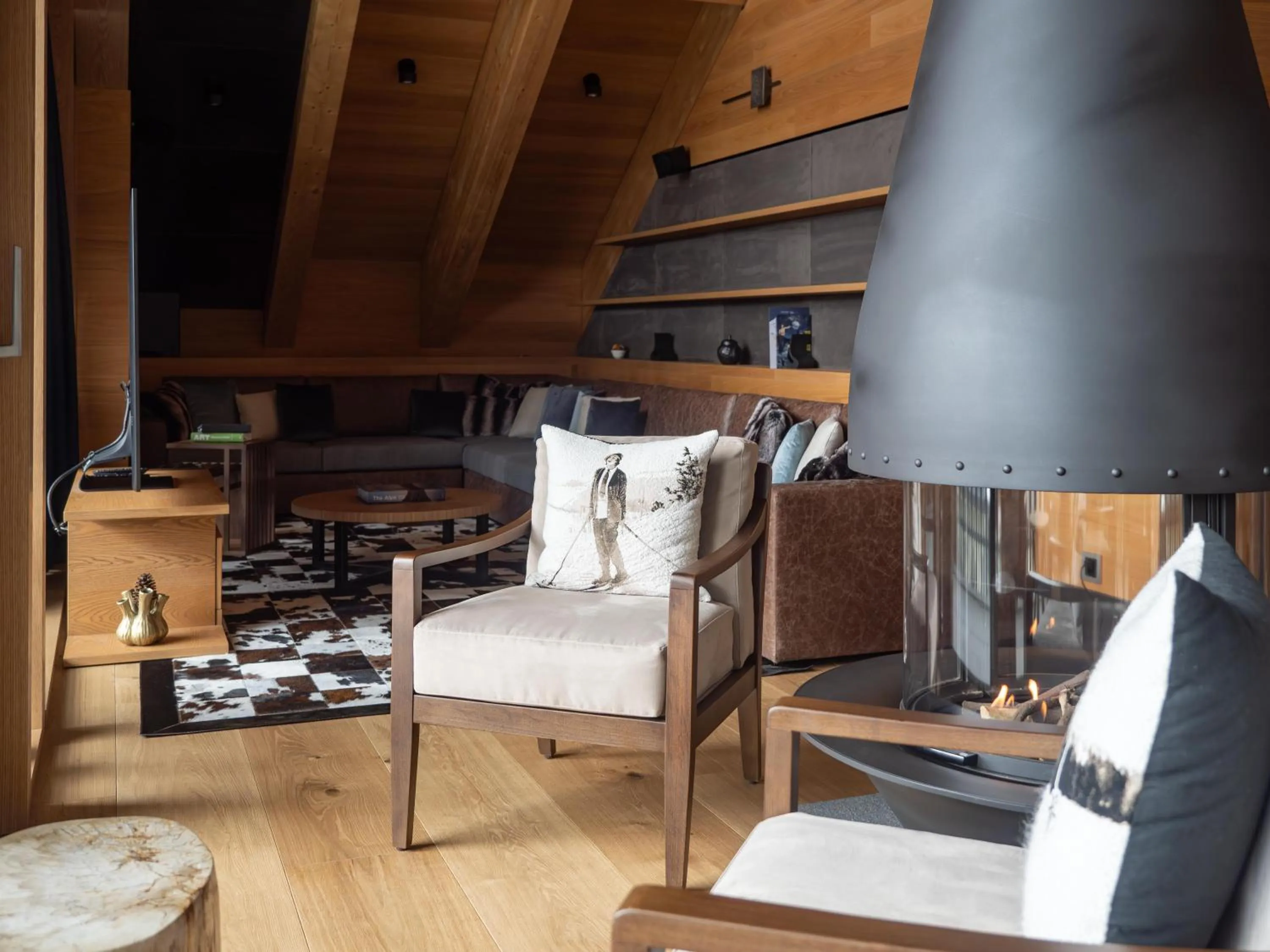 Photo of the whole room in The Chedi Andermatt