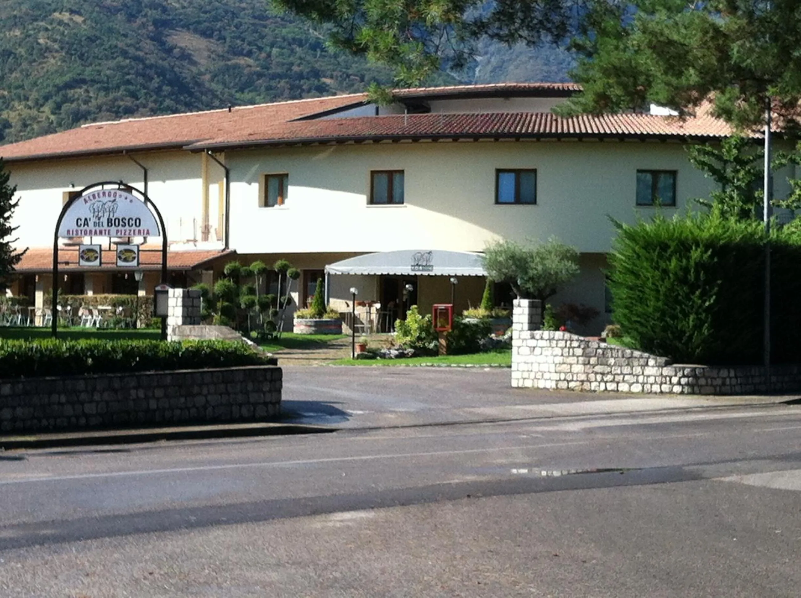 Facade/entrance in Ca' Del Bosco