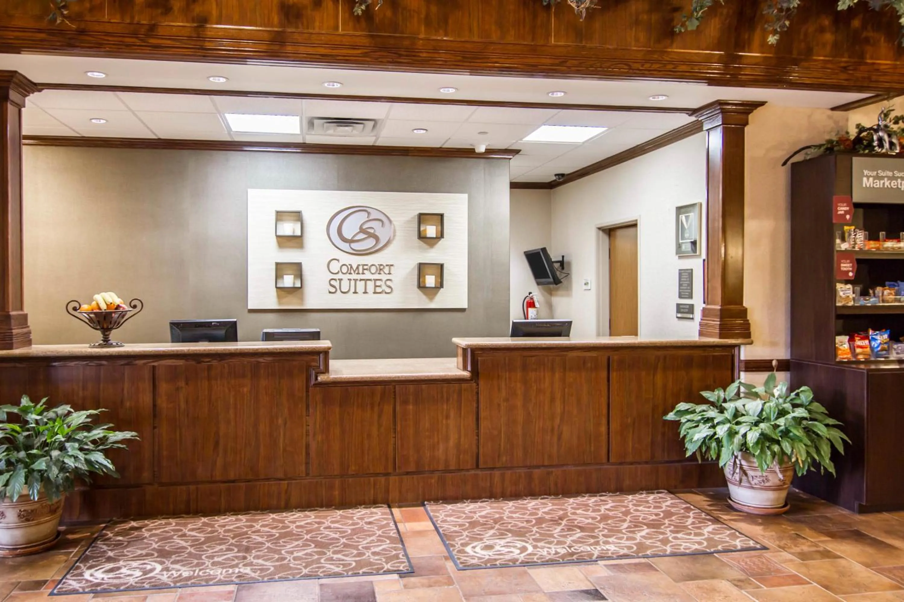 Lobby or reception in Comfort Suites Marshall