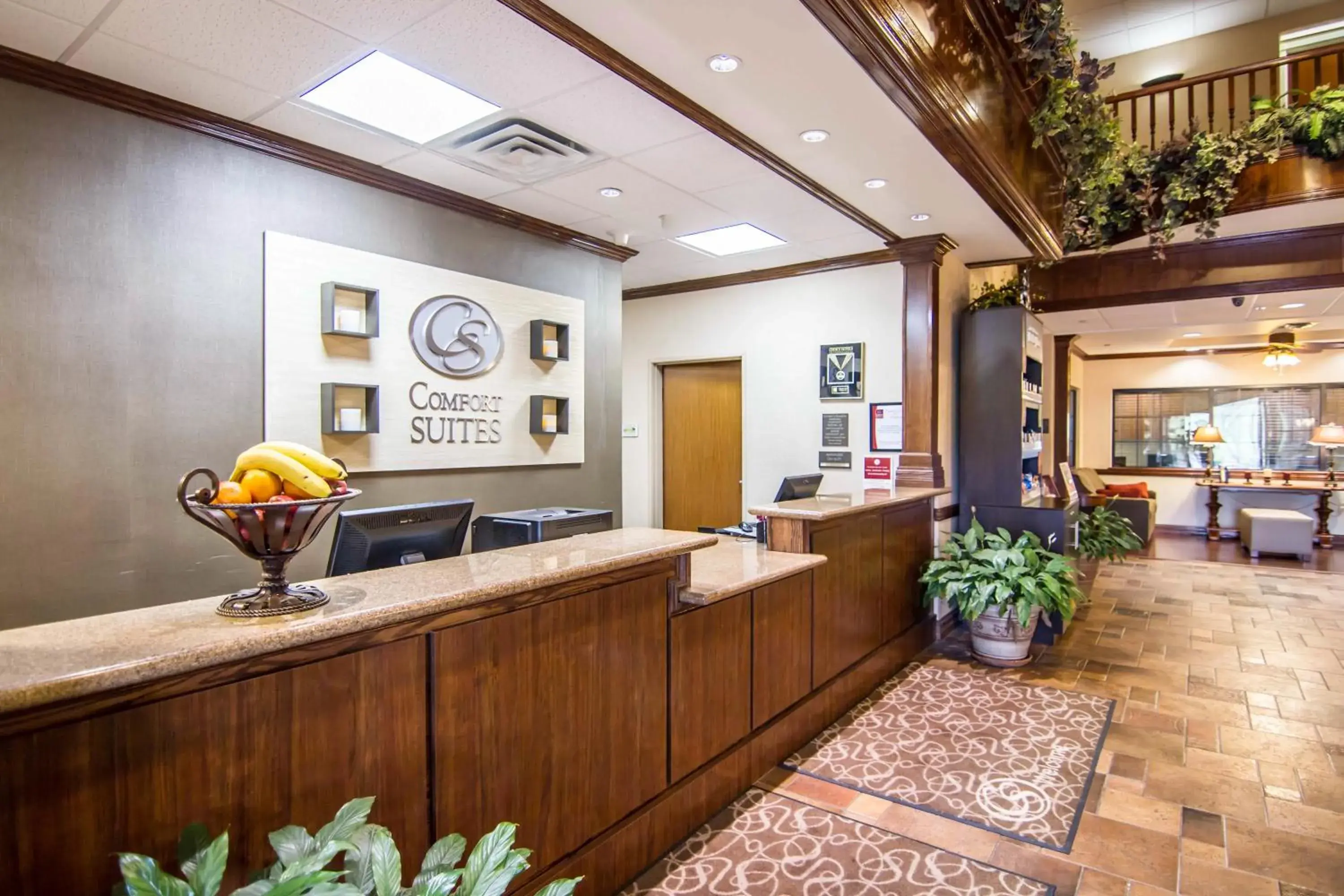 Lobby or reception in Comfort Suites Marshall Lobby or reception in Comfort Suites Marshall
