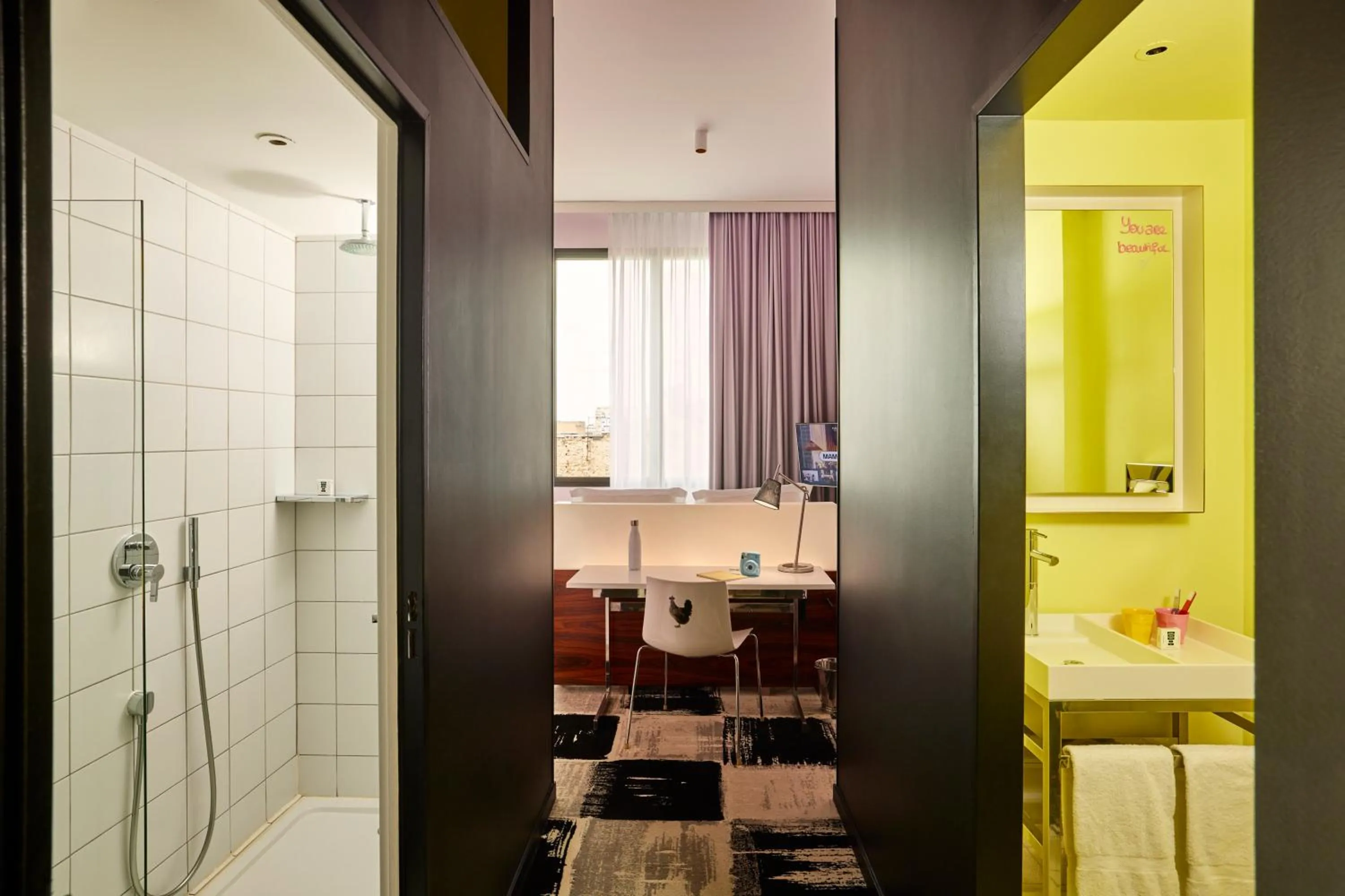 Bathroom in Mama Shelter Bordeaux Centre