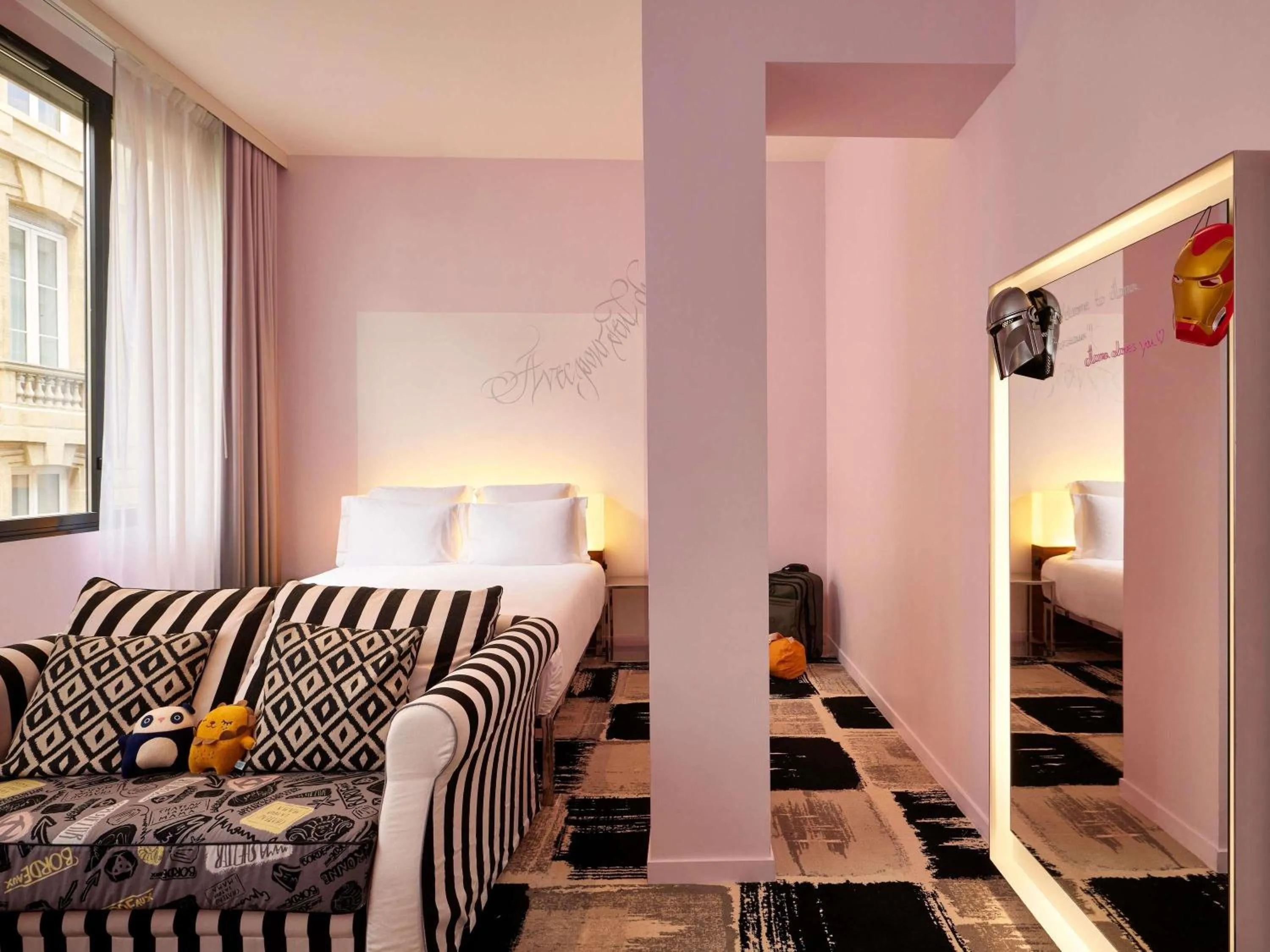 Bedroom, Bed in Mama Shelter Bordeaux Centre