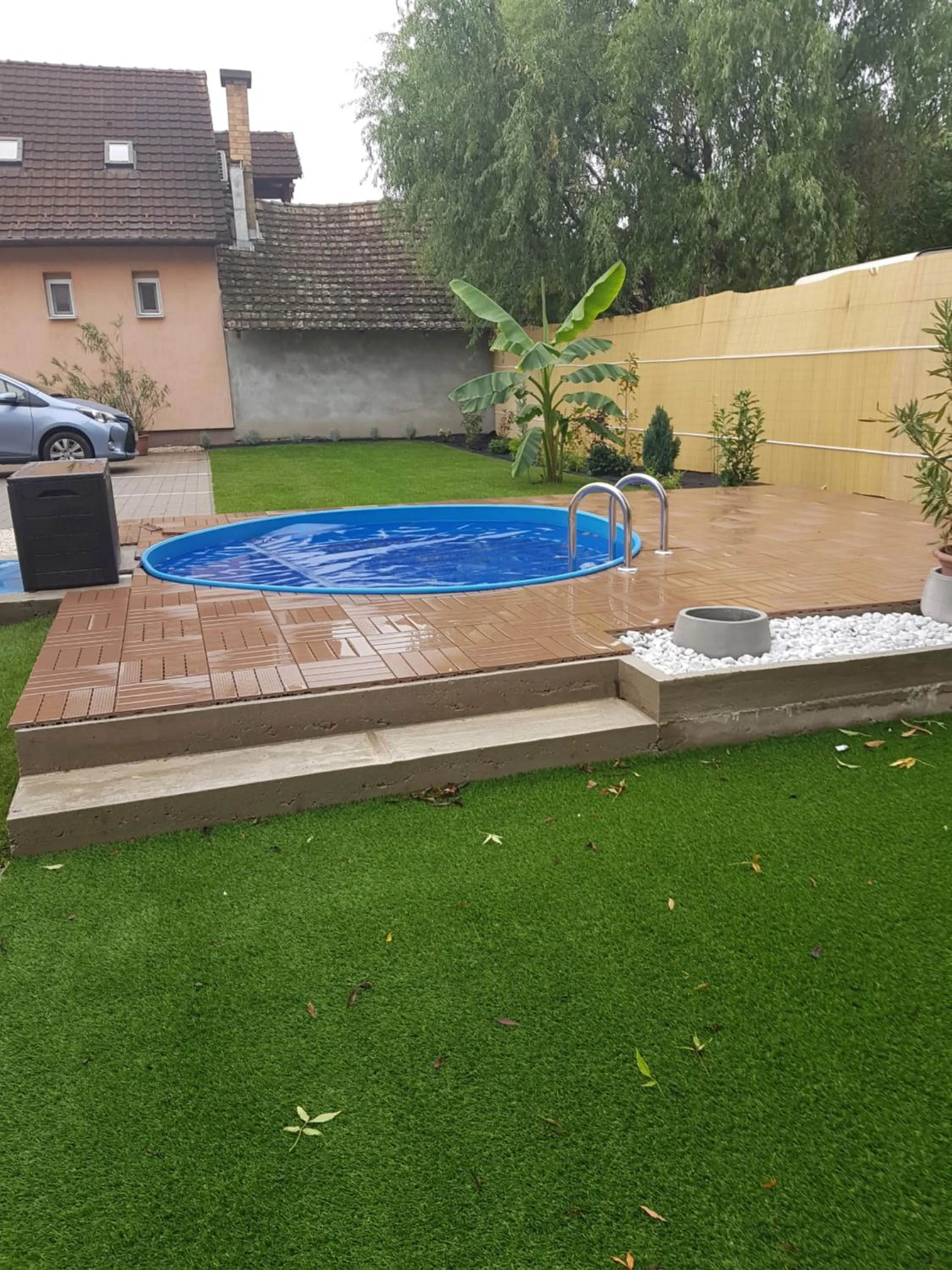Pool view in Bokor Vendégház