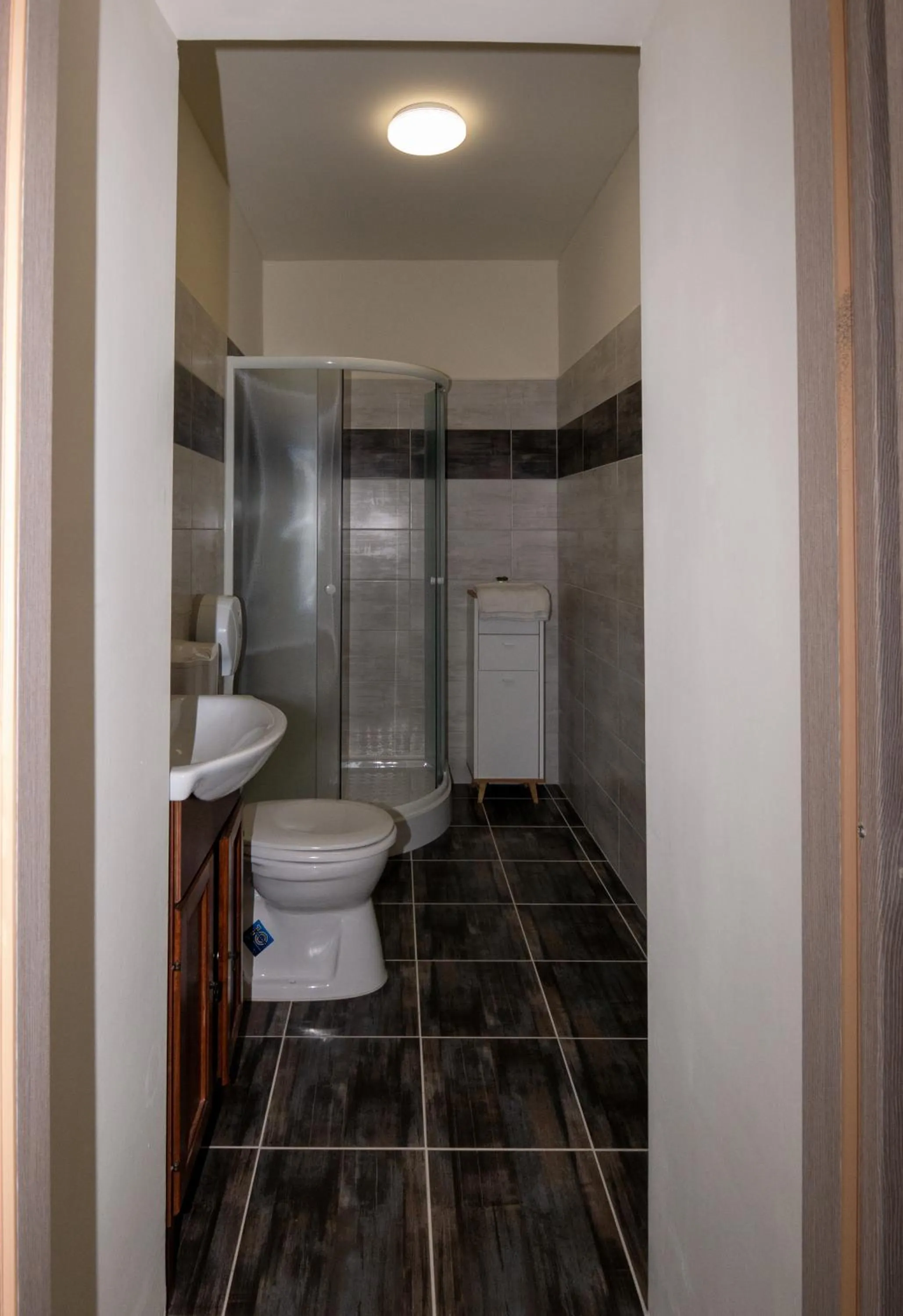 Bathroom in Bokor Vendégház