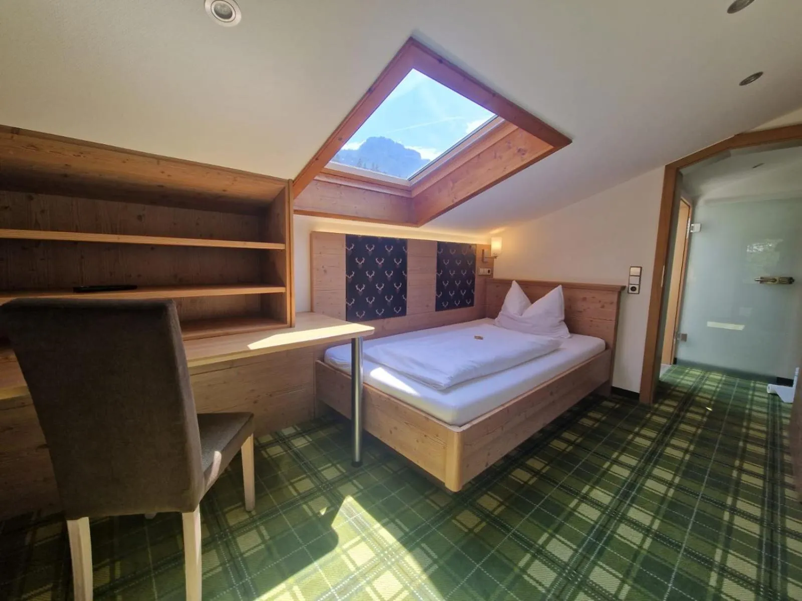 Bed in Hotel Seeblick