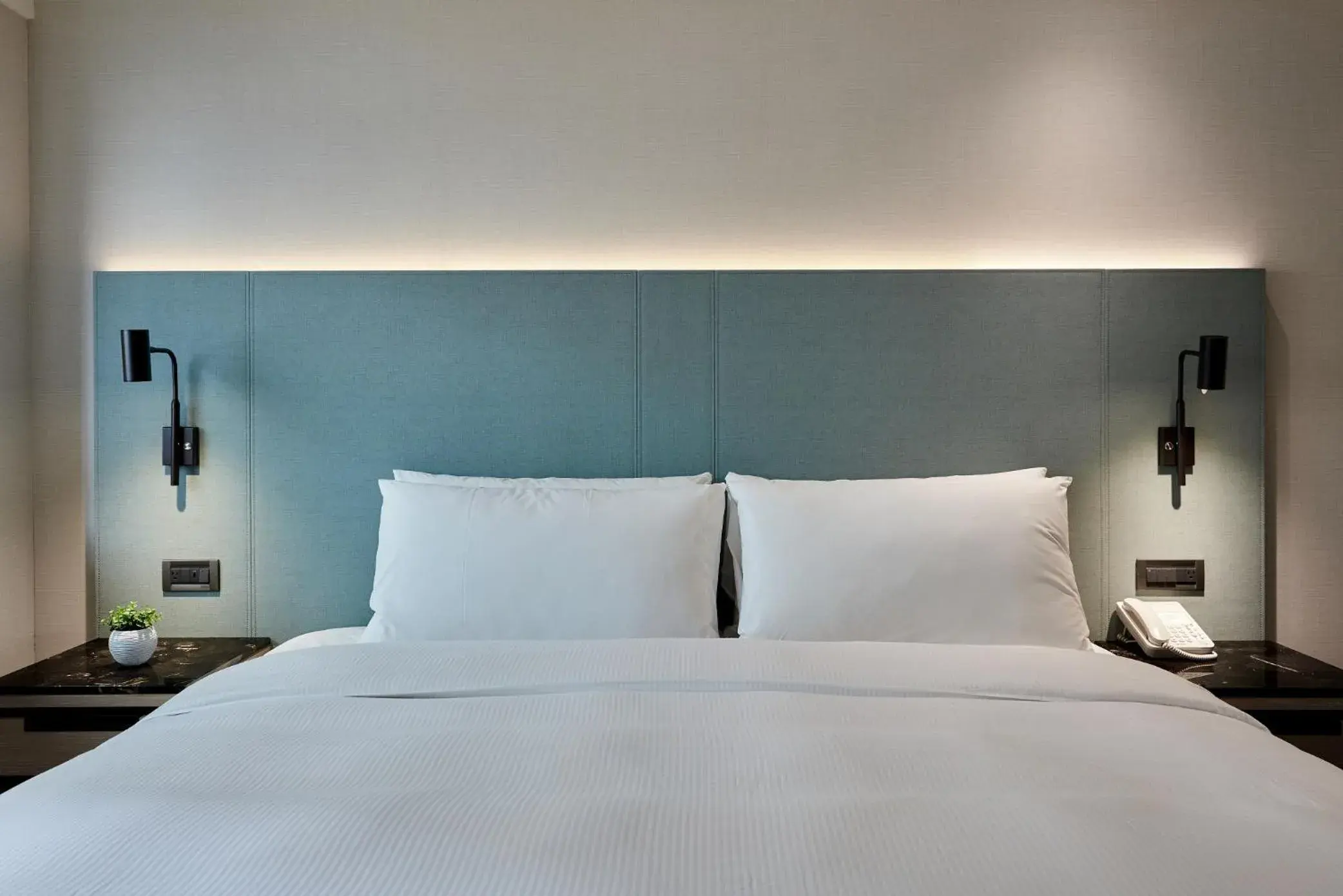 Bed in K Hotel Taipei II Bed in K Hotel Taipei II