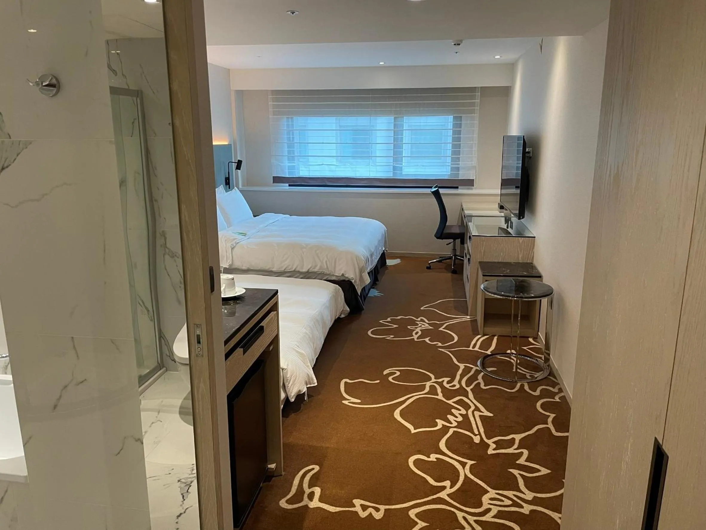 Bed in K Hotel Taipei II