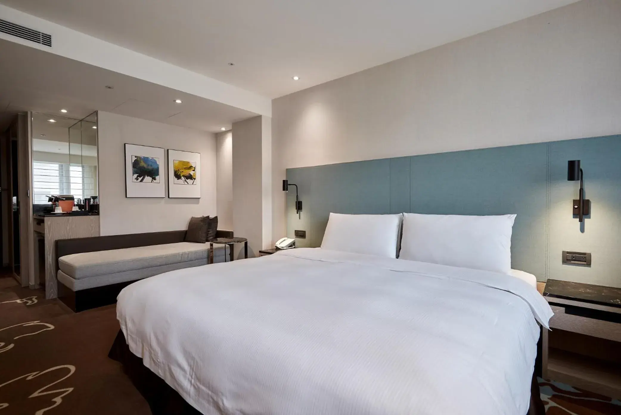 Bed in K Hotel Taipei II Bed in K Hotel Taipei II