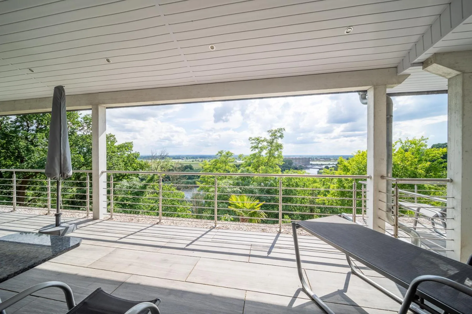 Balcony/Terrace in Hotel Zum Halbmond