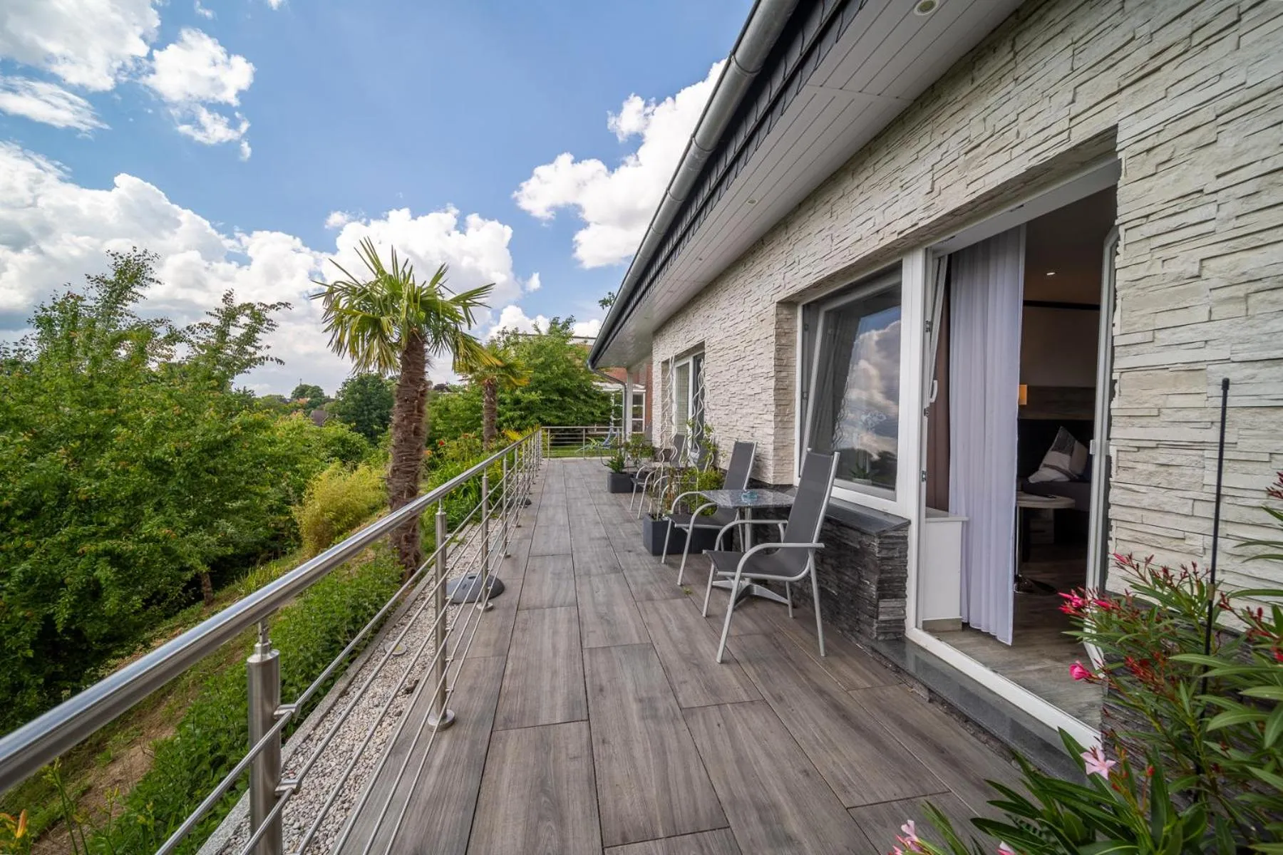 Balcony/Terrace in Hotel Zum Halbmond