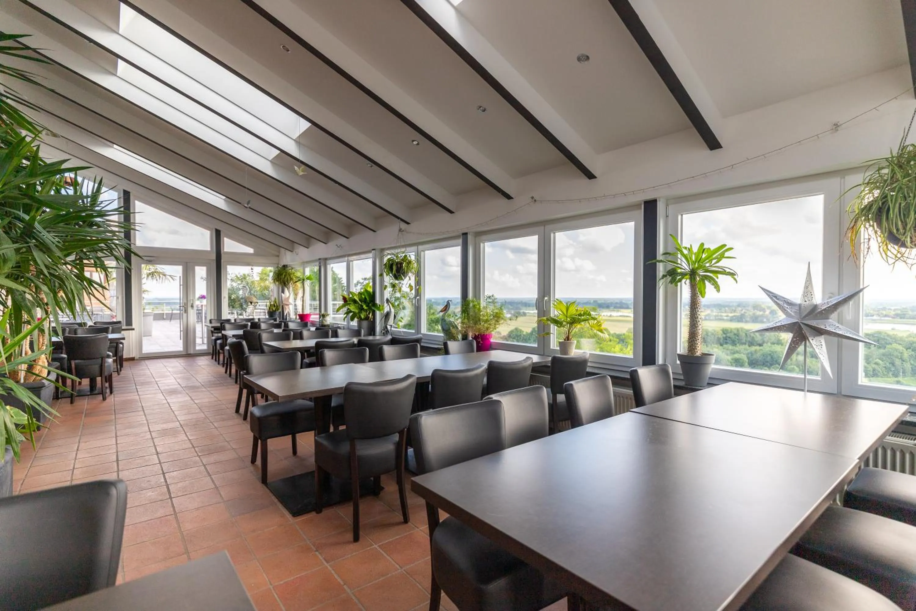 Patio in Hotel Zum Halbmond