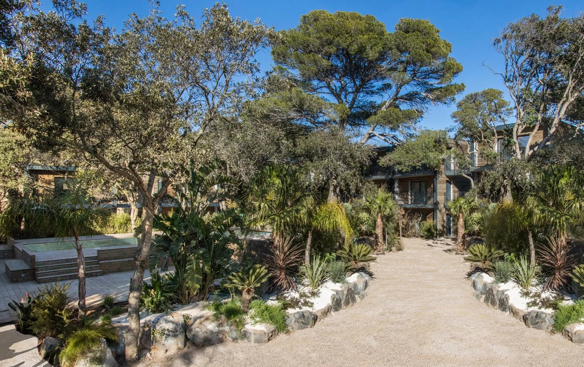 Garden in Le Lodge des Îles d'Or