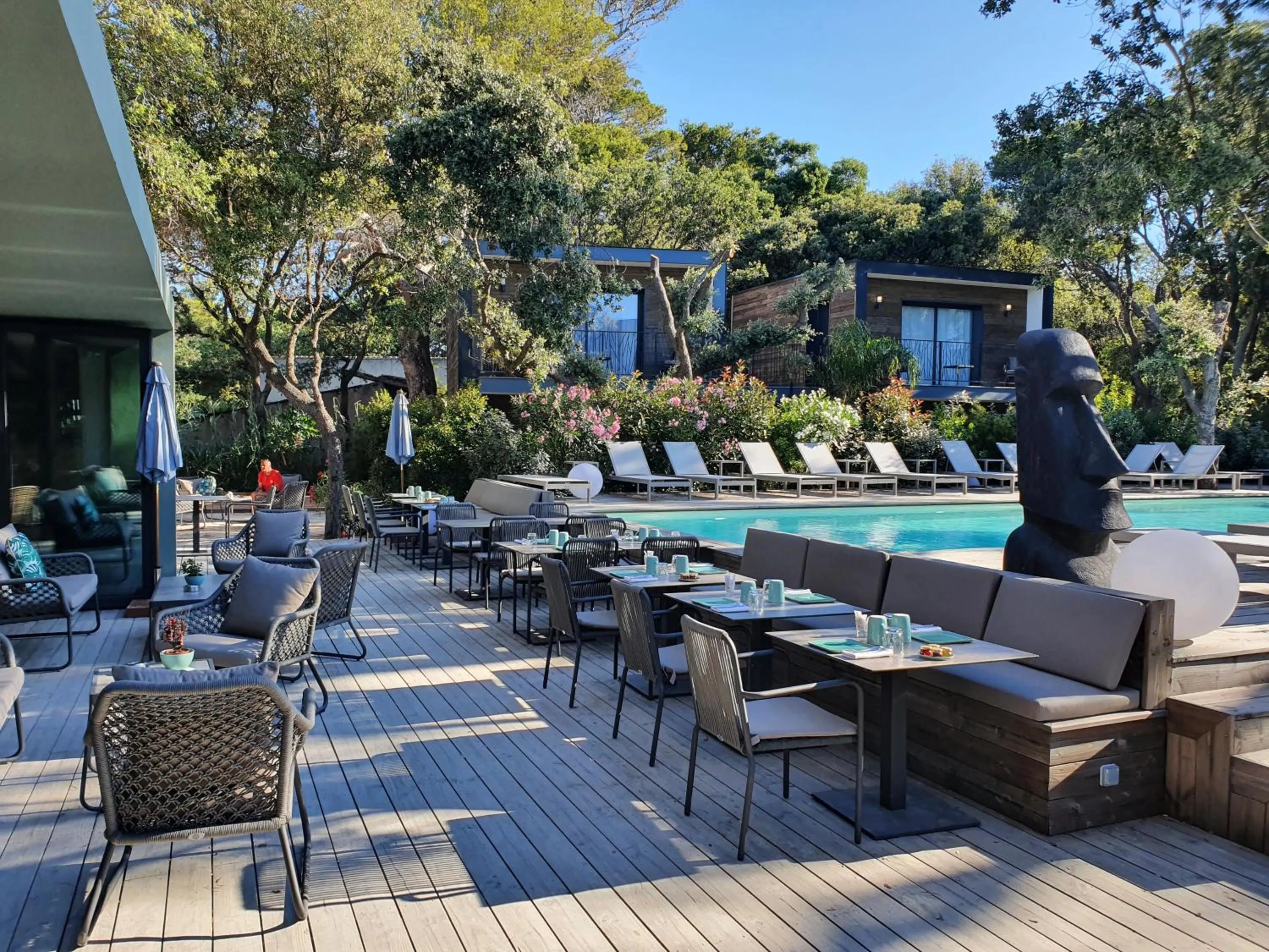 Restaurant/places to eat in Le Lodge des Îles d'Or