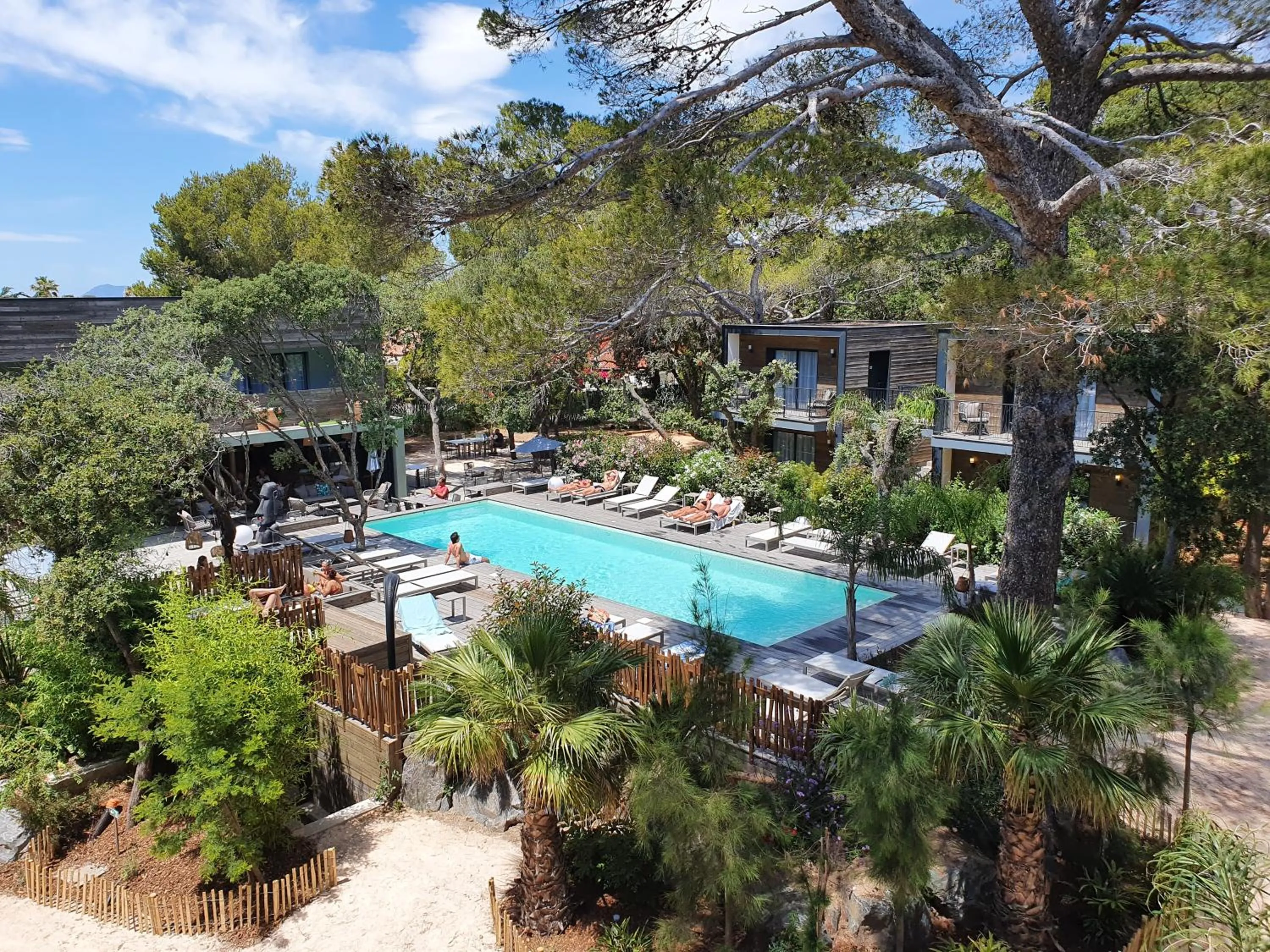 Garden in Le Lodge des Îles d'Or