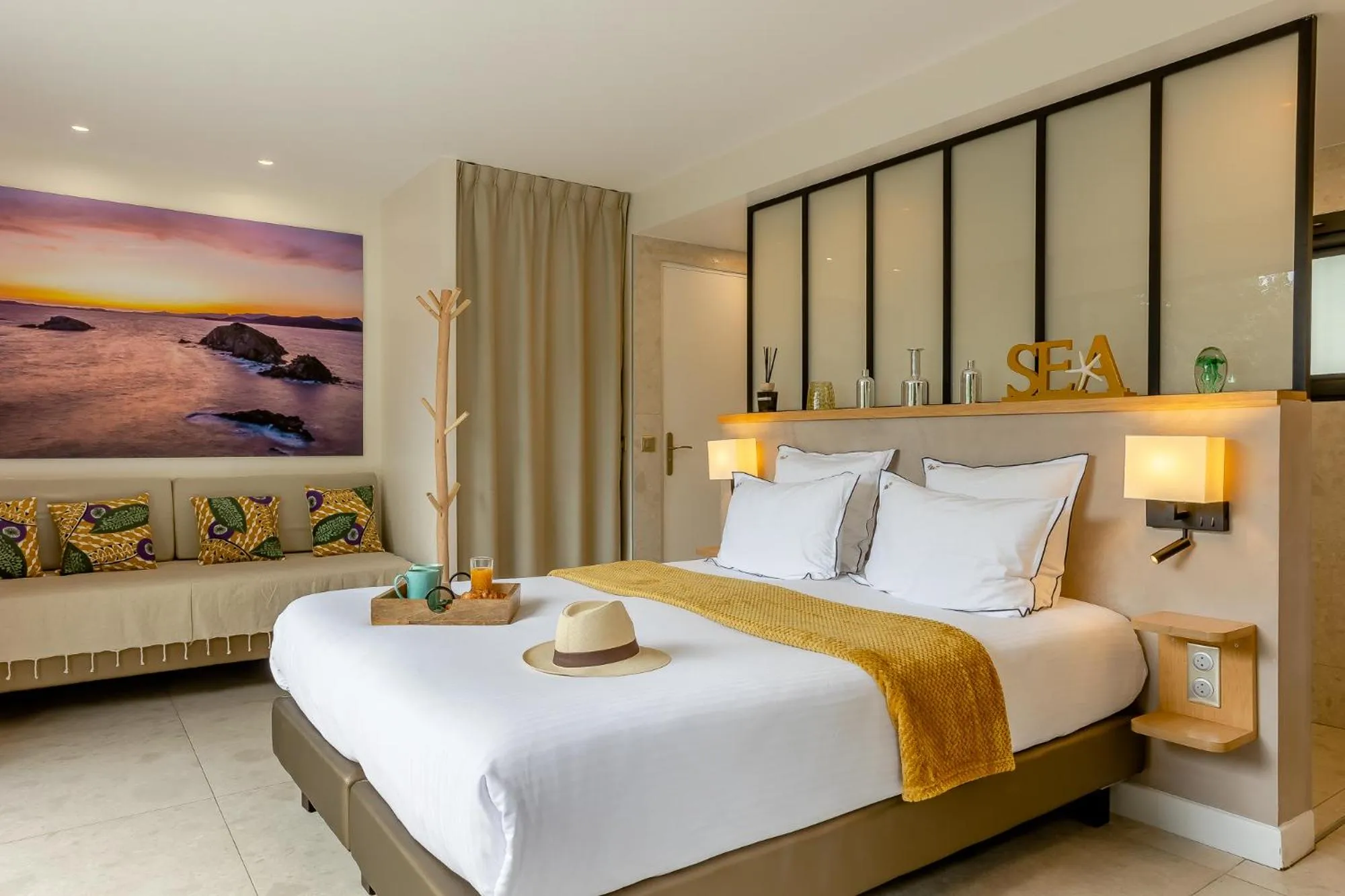 Bed in Le Lodge des Îles d'Or