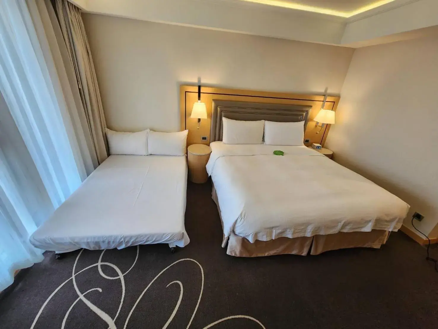 Bed in K Hotel Taipei Songjiang Bed in K Hotel Taipei Songjiang