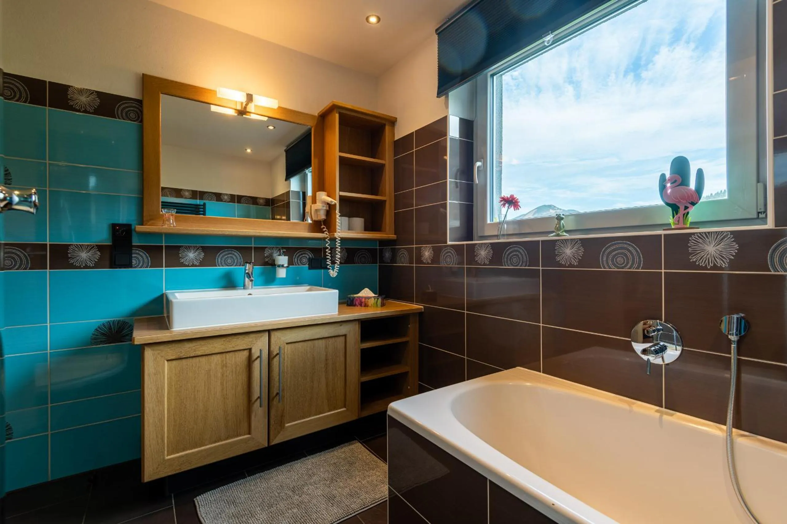 Bathroom in Elinas Mountain Views