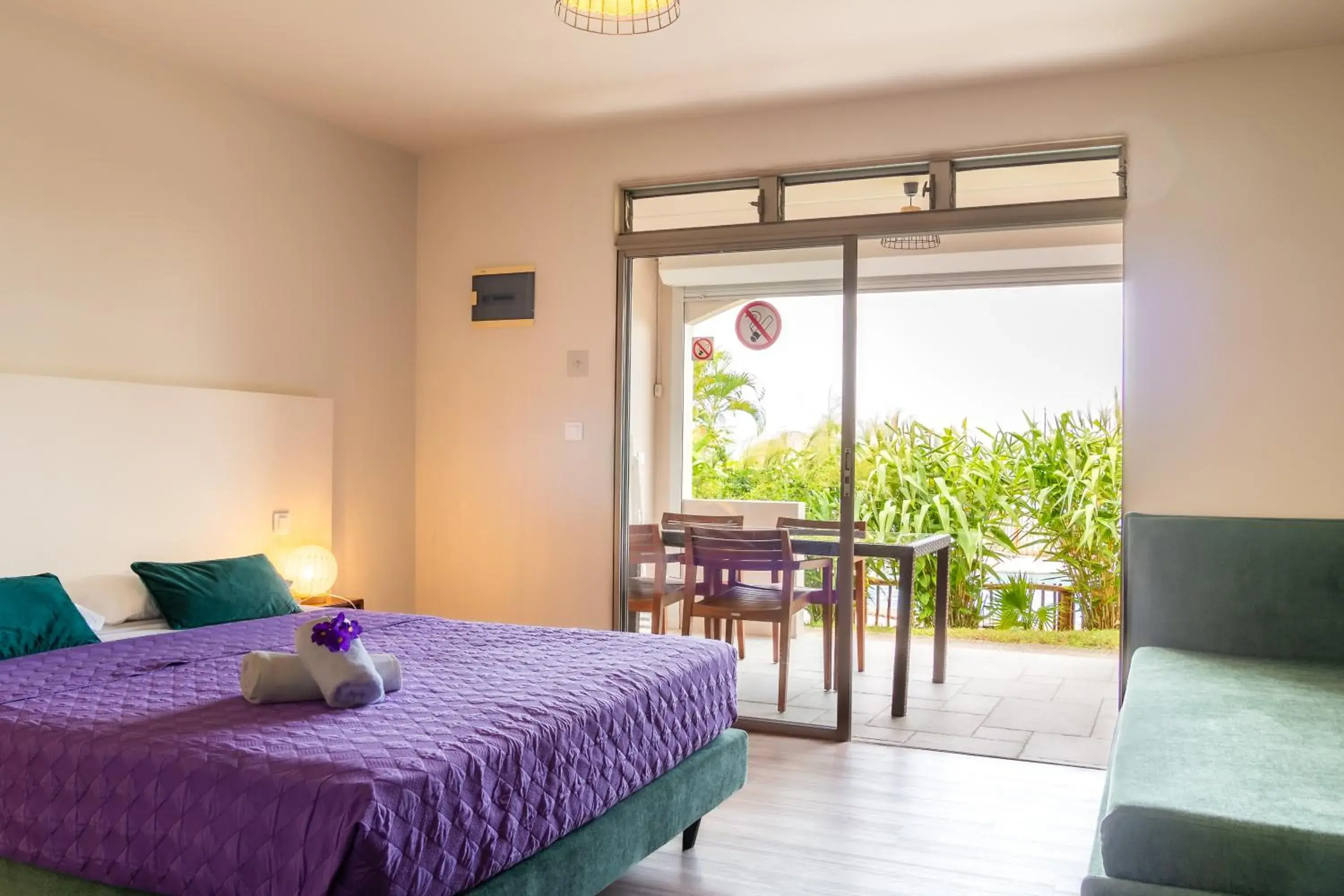 Bed in Hôtel Iloma Bed in Hôtel Iloma