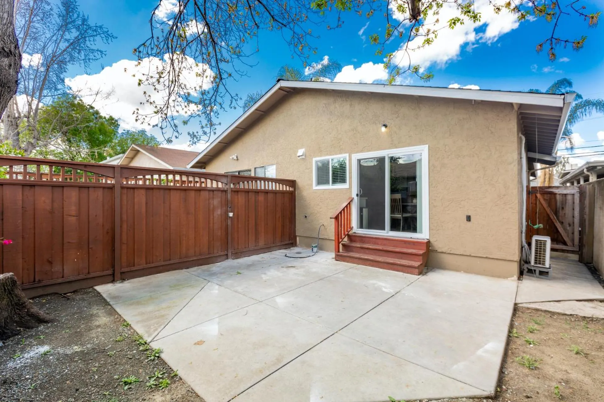 Patio in @ Marbella Lane 6BR Duplex in Downtown San Jose