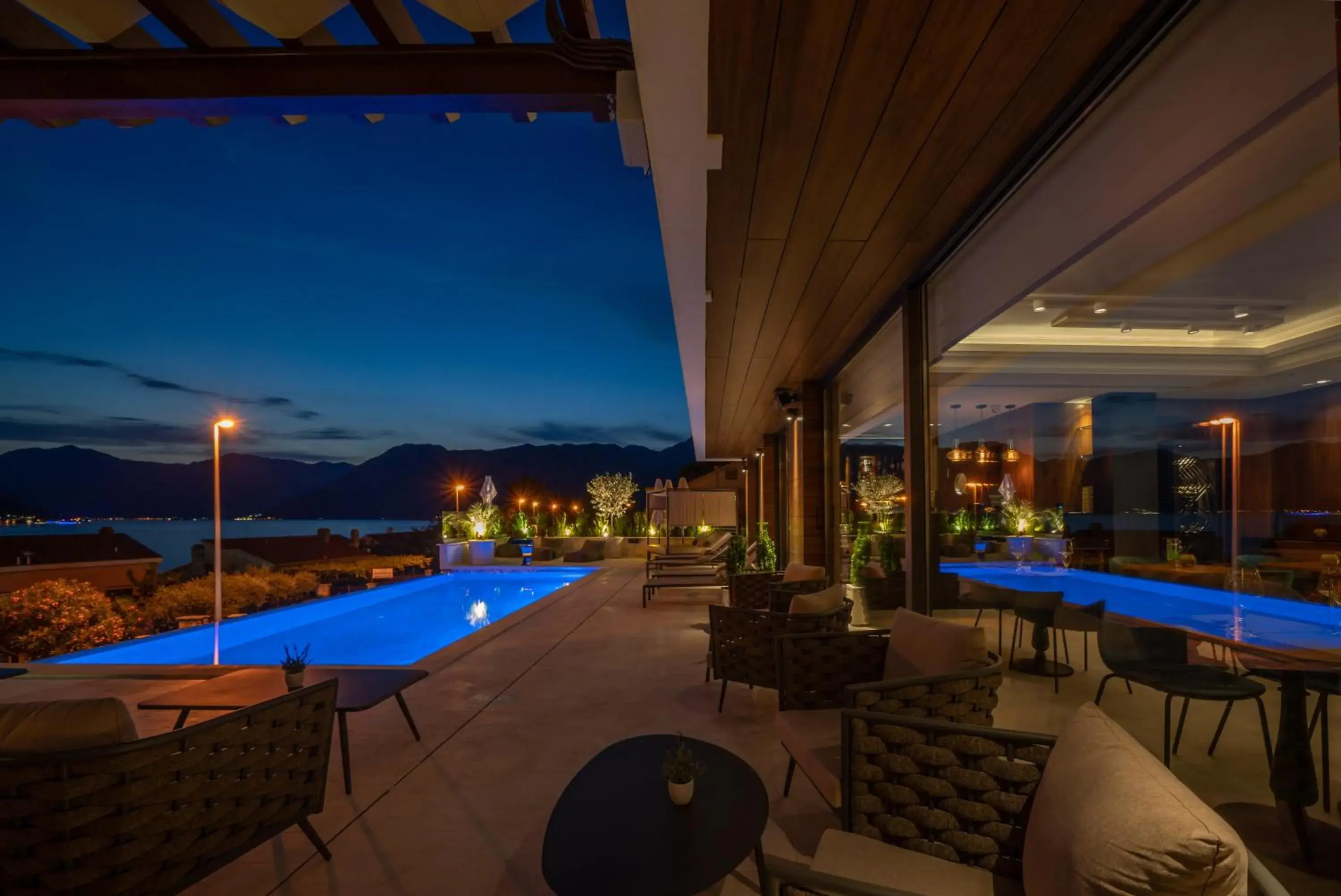 Pool view in Boutique Hotel R Palazzo Pool view in Boutique Hotel R Palazzo