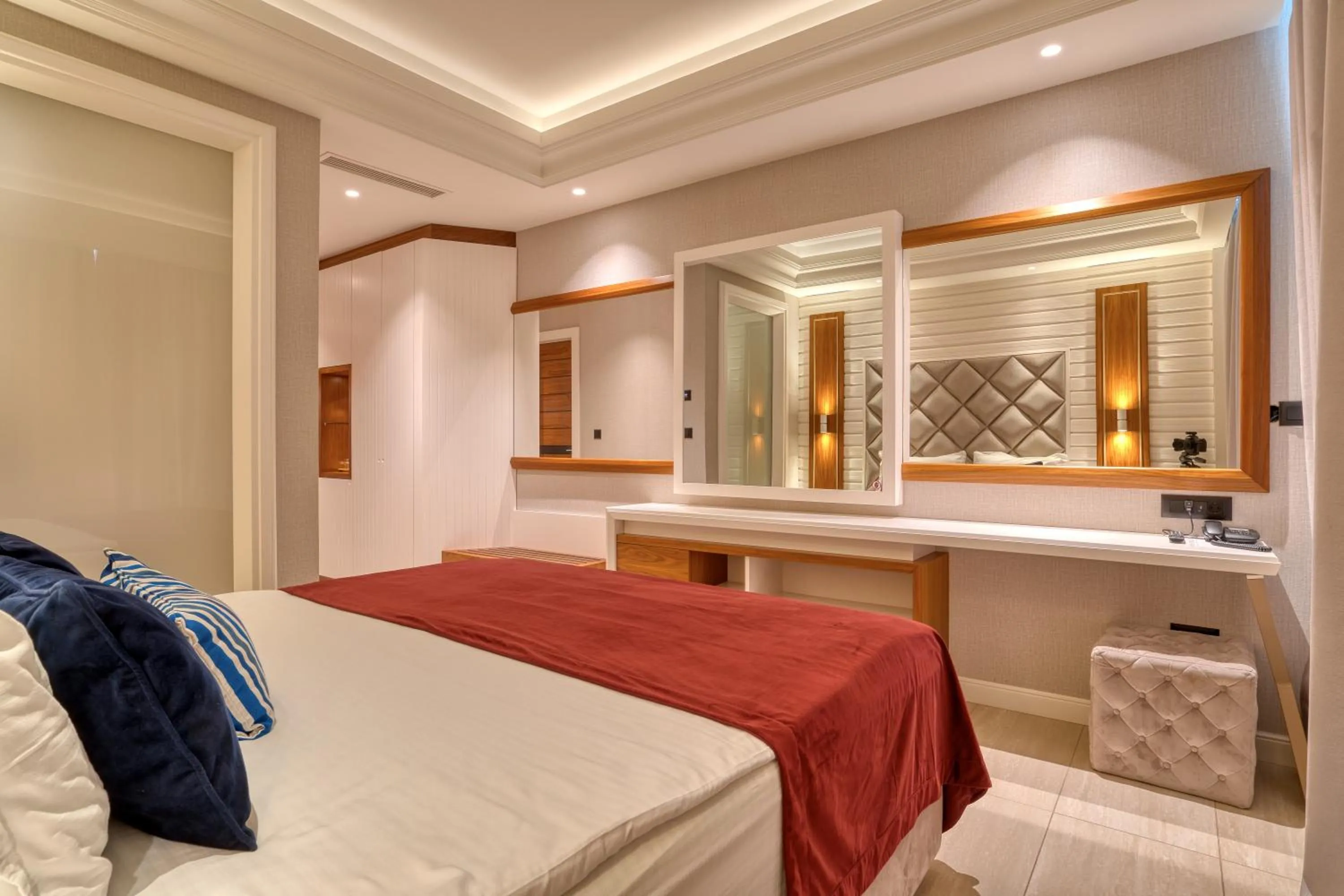 Bed in Boutique Hotel R Palazzo