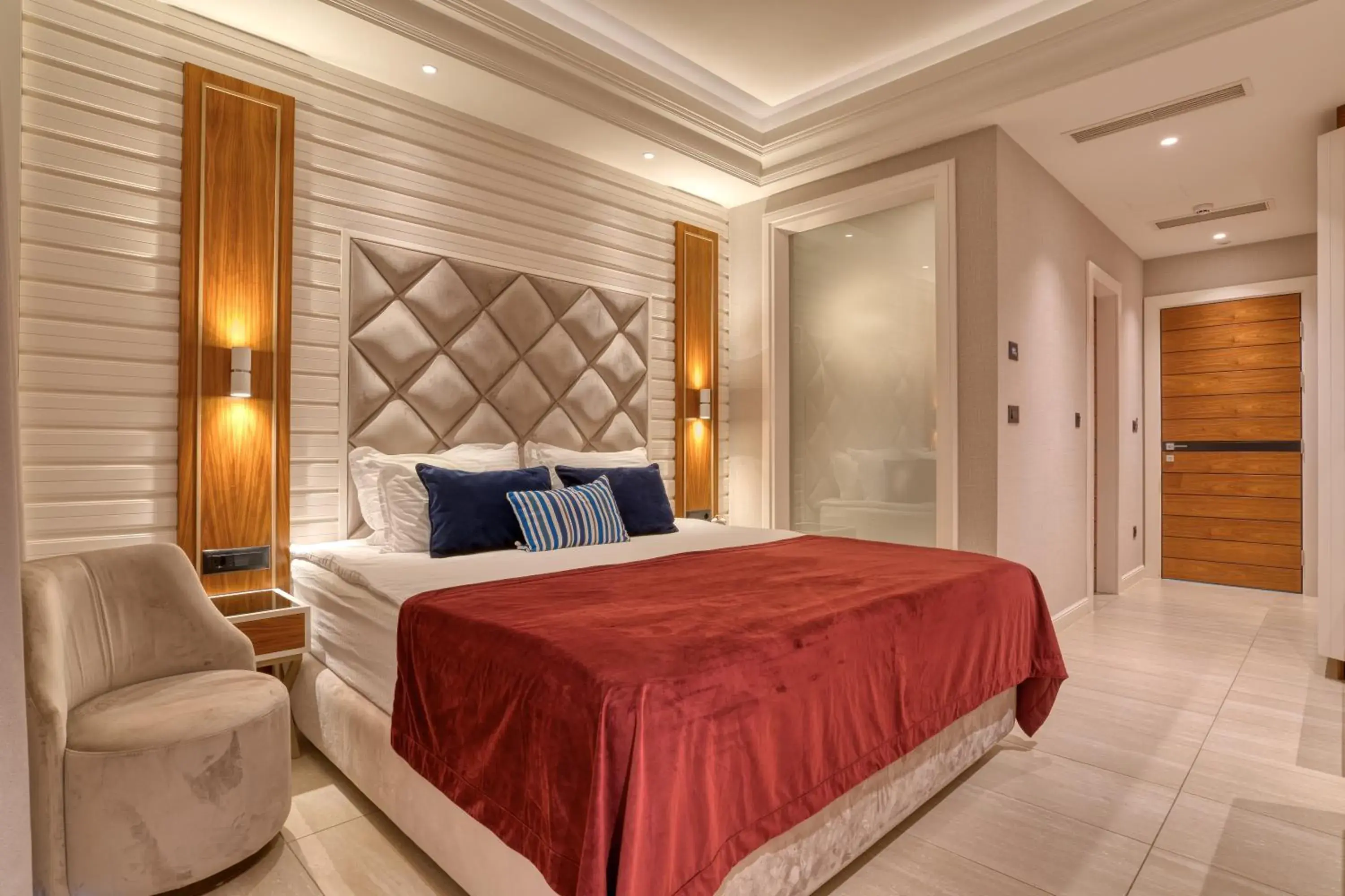 Deluxe Double Room with Balcony and Sea View in Boutique Hotel R Palazzo Deluxe Double Room with Balcony and Sea View in Boutique Hotel R Palazzo