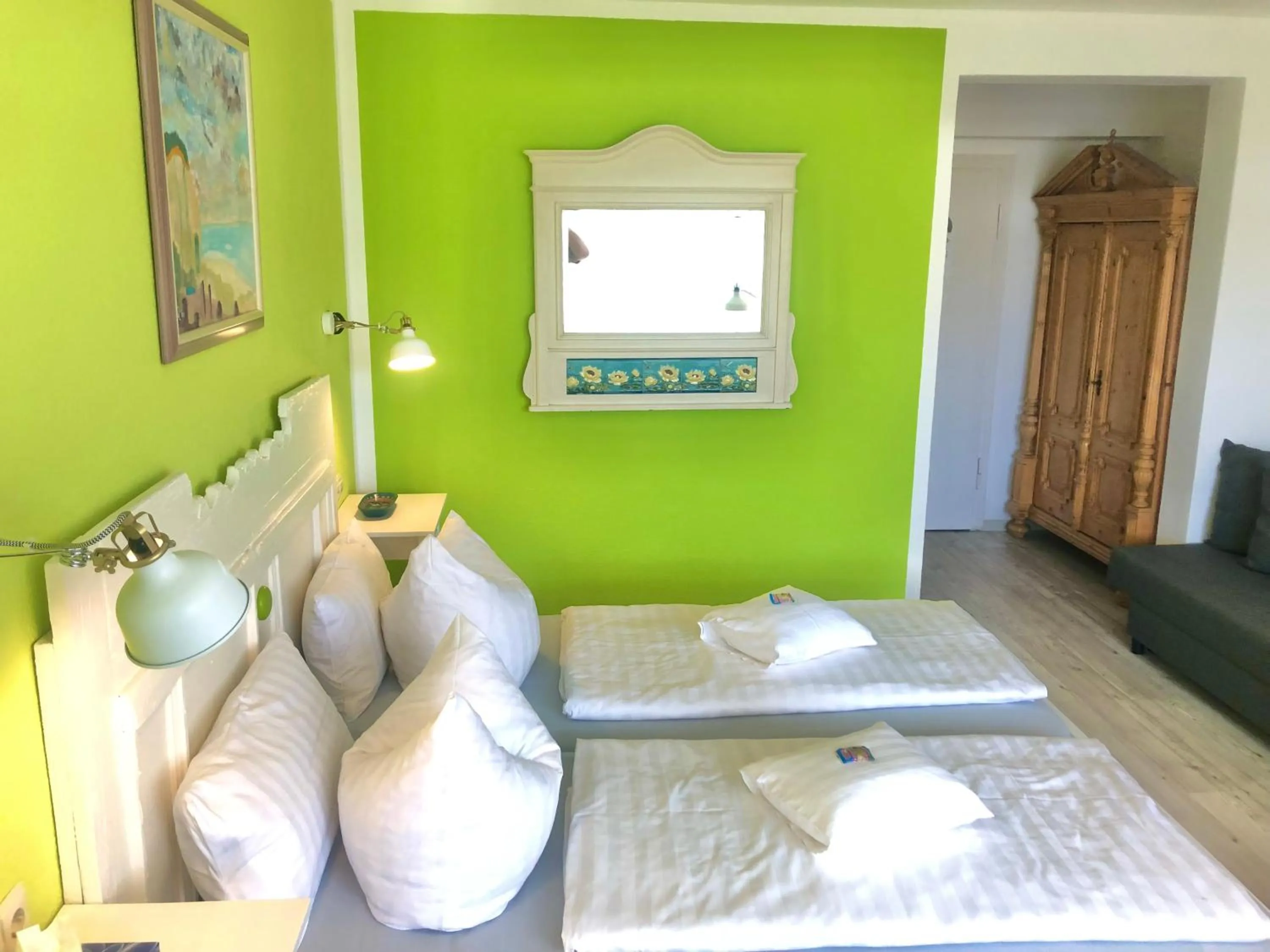 Photo of the whole room, Bed in Haus am Kurpark