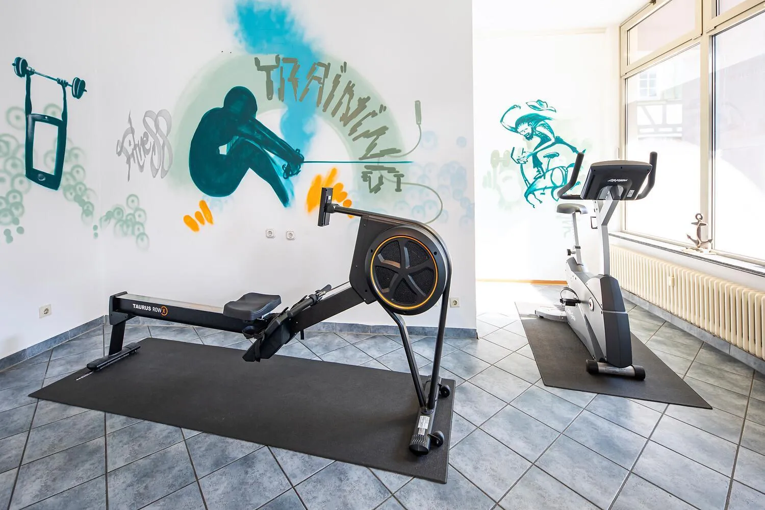 Fitness centre/facilities in ACHAT Hotel Heppenheim