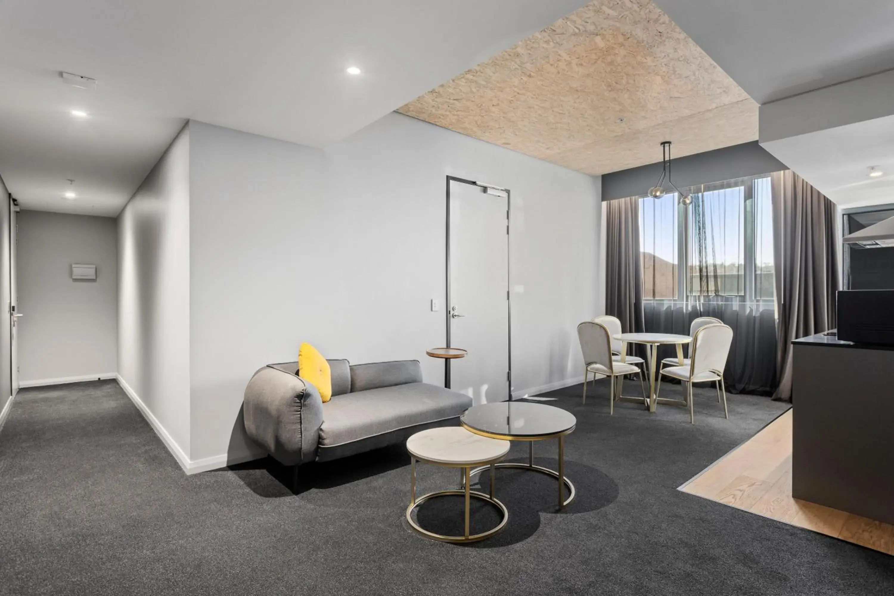 Living room in Hobart City Apartments Living room in Hobart City Apartments