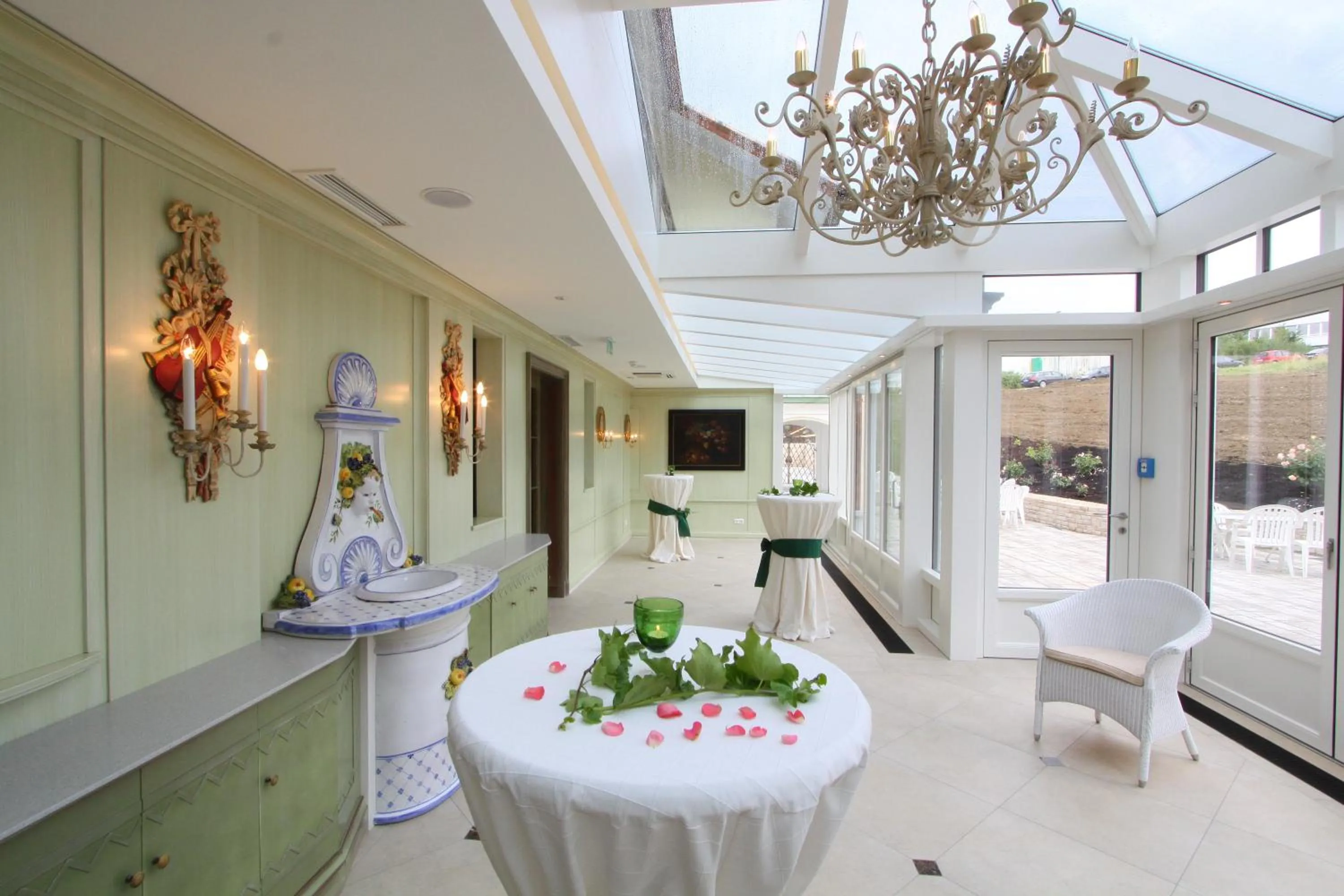 Lobby or reception in Hotel Dreiflüssehof