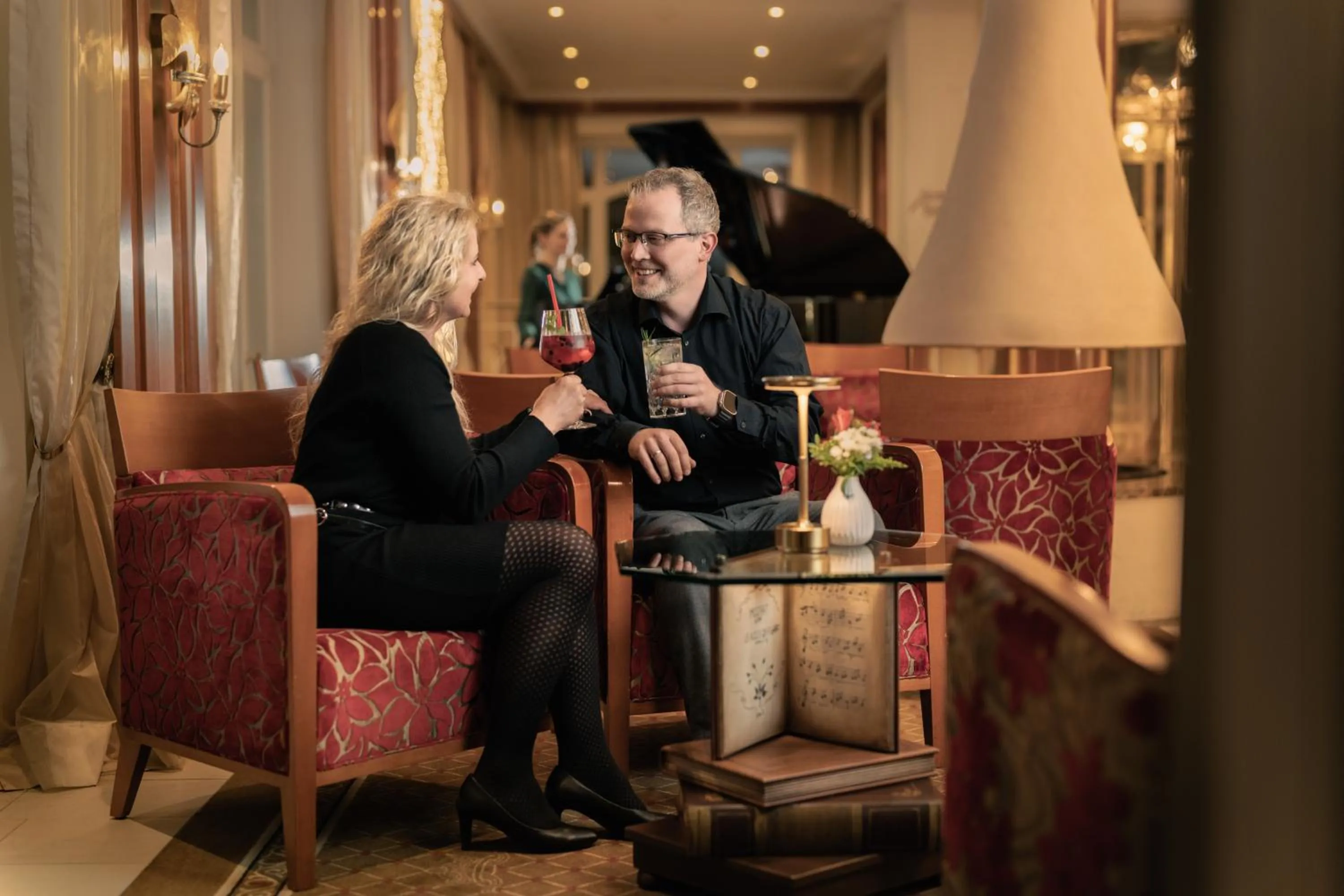 Lobby or reception in Hotel Dreiflüssehof