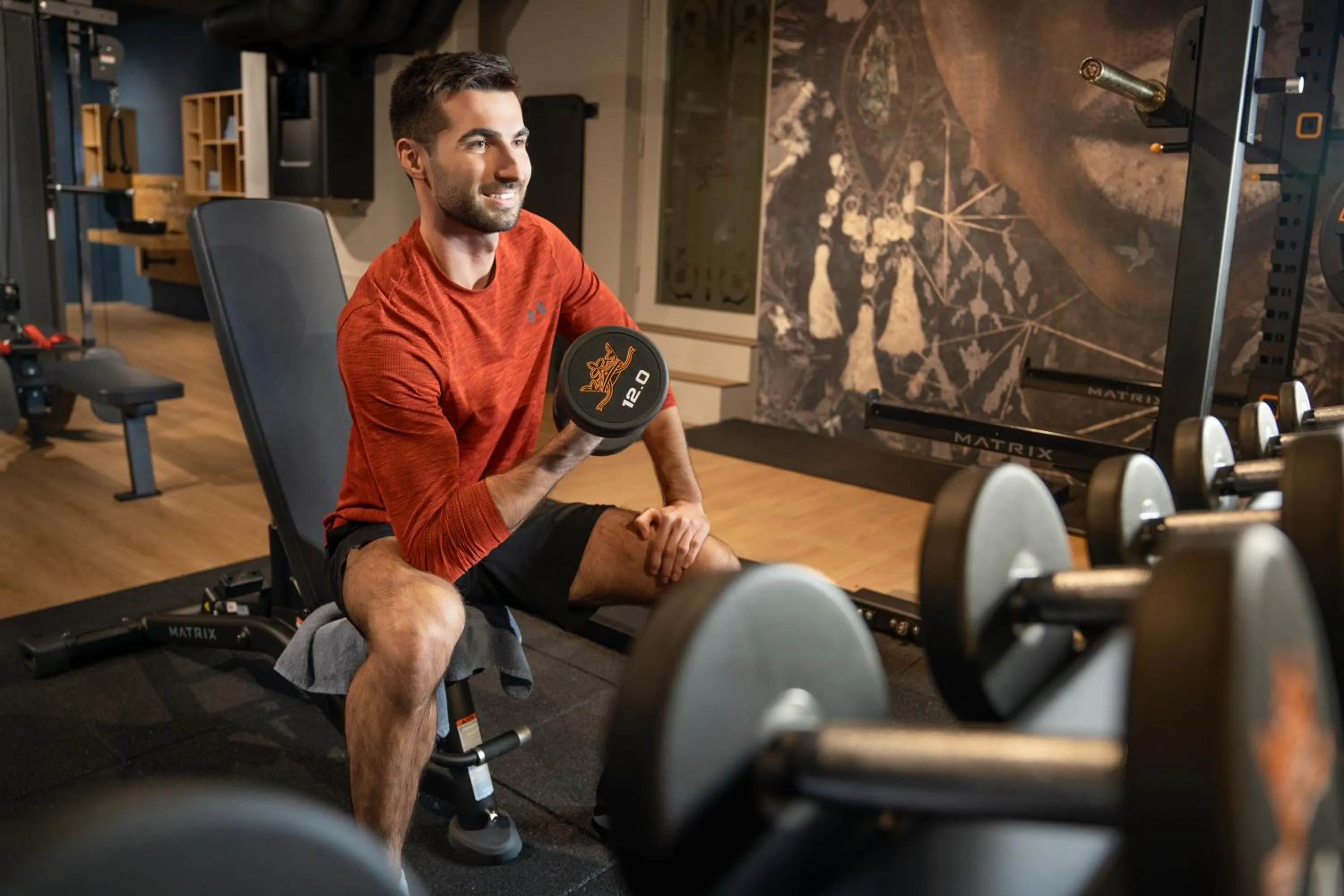 Fitness centre/facilities in Hotel Dreiflüssehof