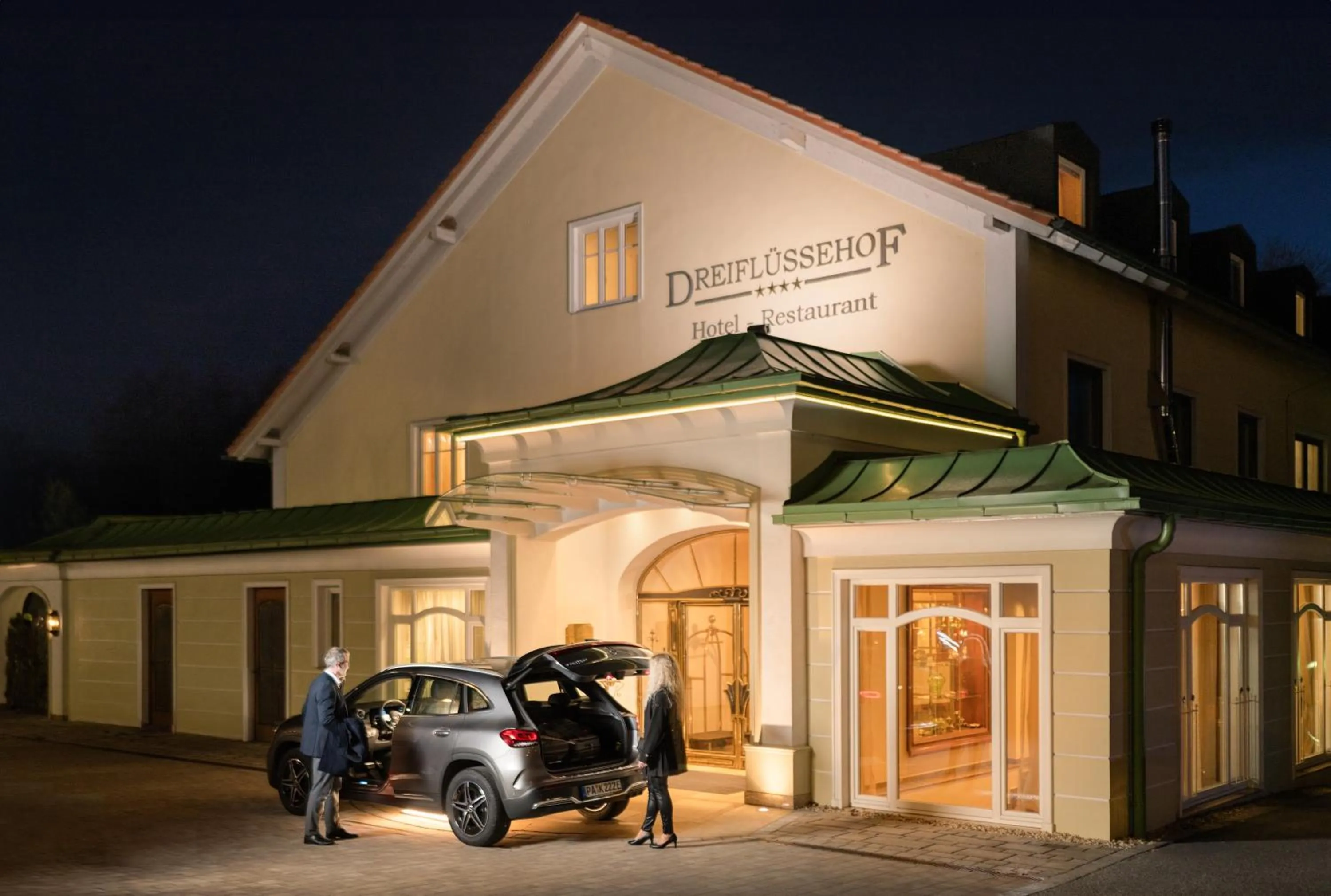 Facade/entrance in Hotel Dreiflüssehof