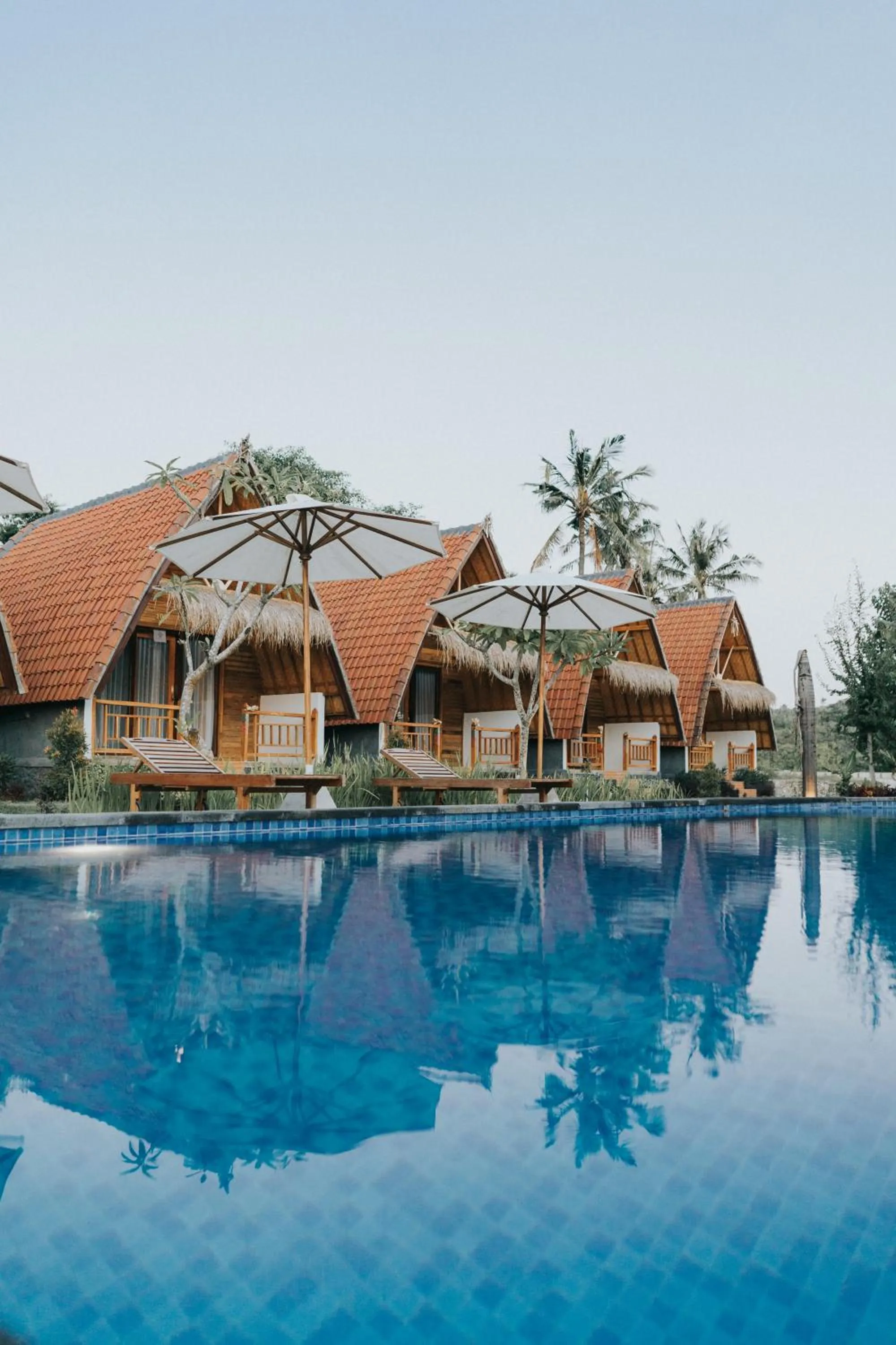 Swimming pool in Sundi Hill Cottage
