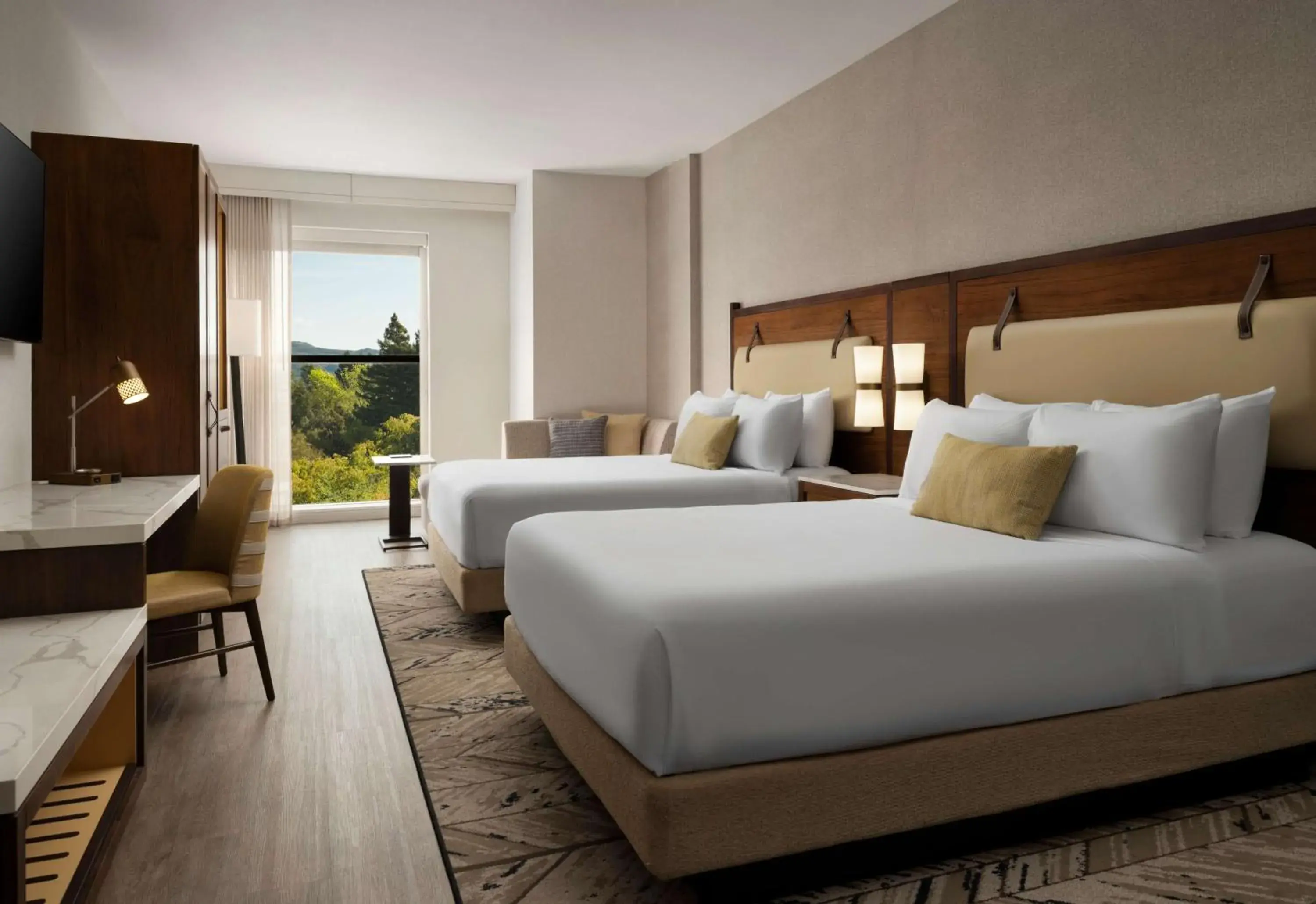 Bed in Cambria Hotel Sonoma Wine Country Bed in Cambria Hotel Sonoma Wine Country