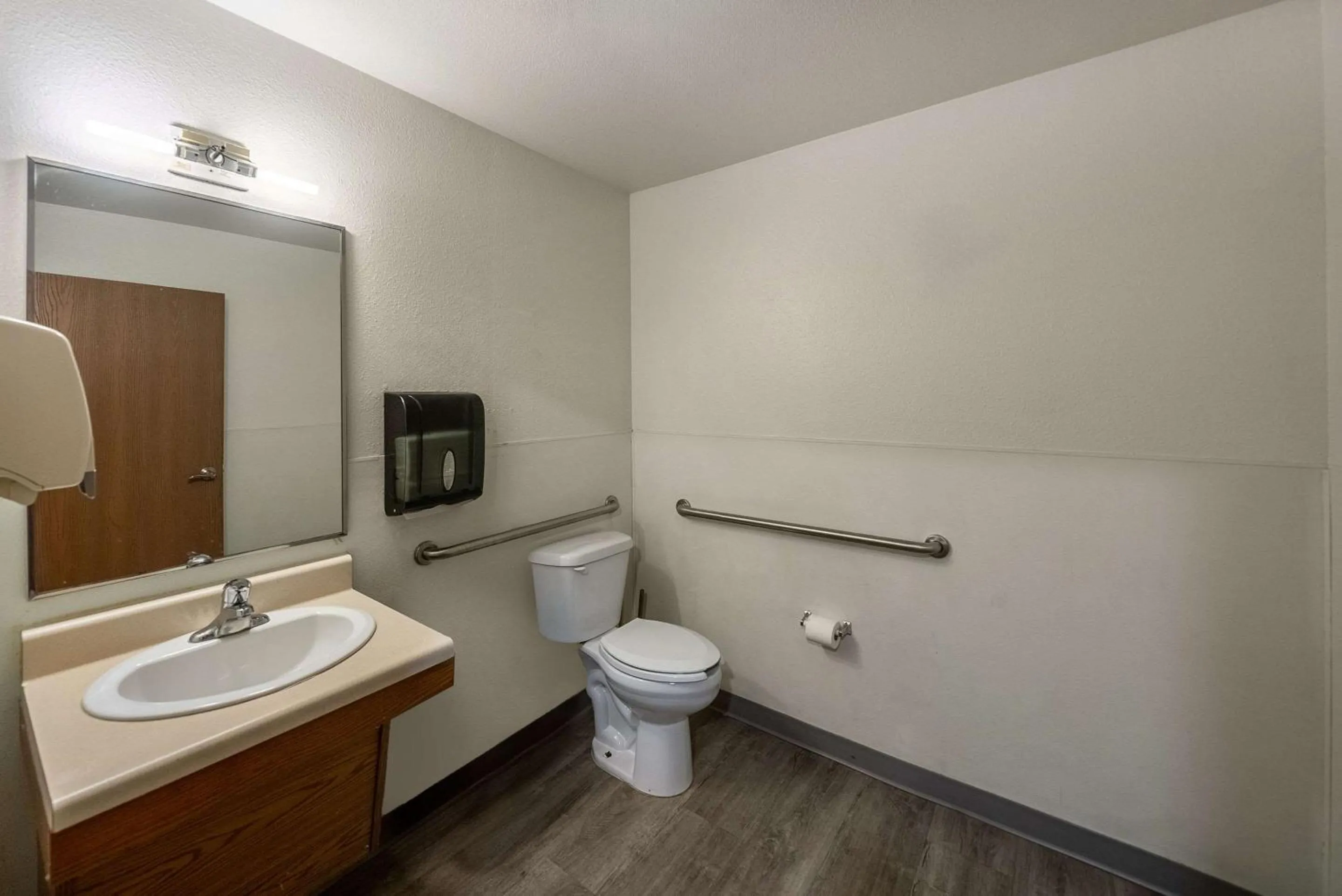Bathroom in WoodSpring Suites Fort Worth Trophy Club