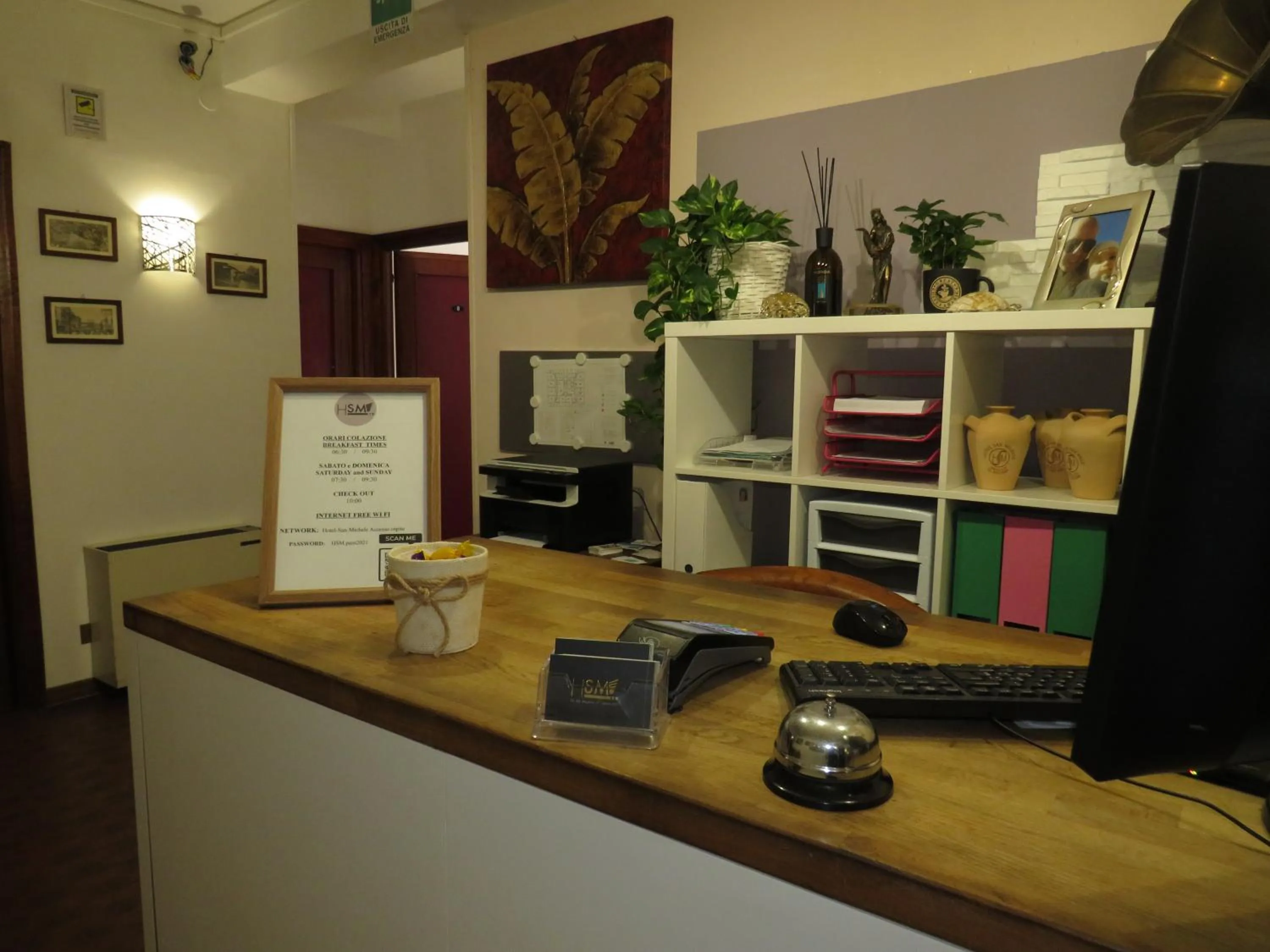 Lobby or reception in Hotel San Michele