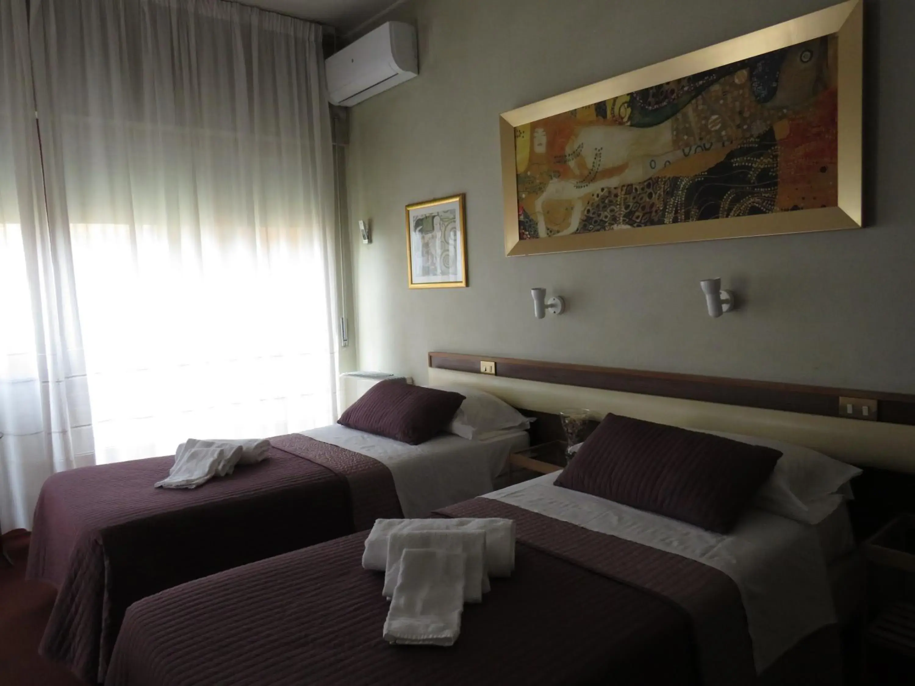 Bed in Hotel San Michele Bed in Hotel San Michele