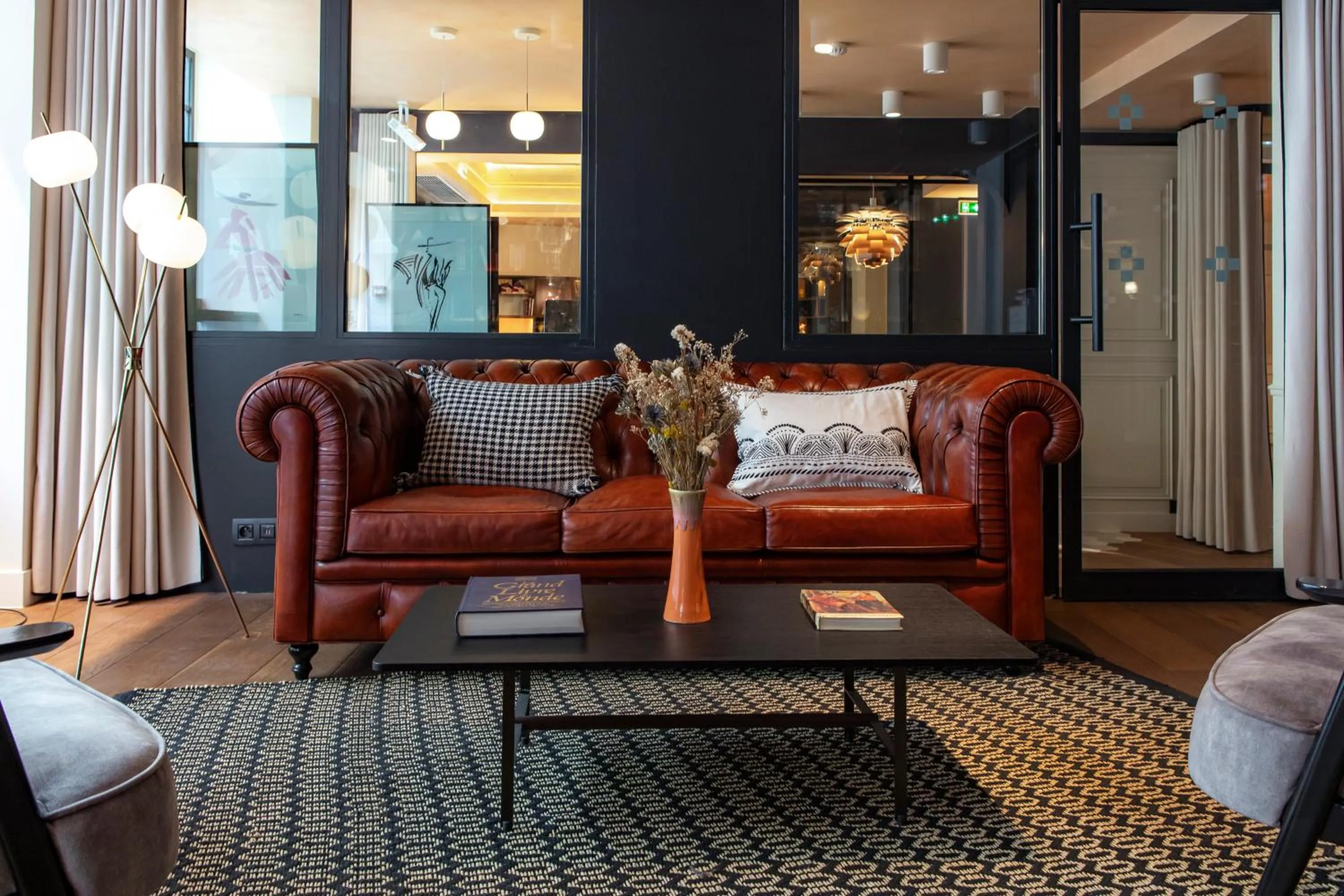 Seating area in Maison Mère