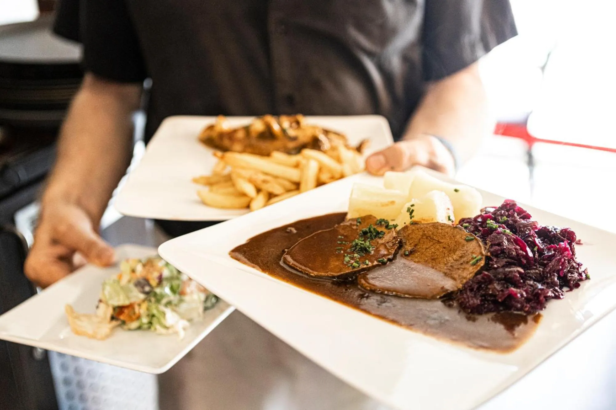 Lunch in Hotel-Restaurant Fück