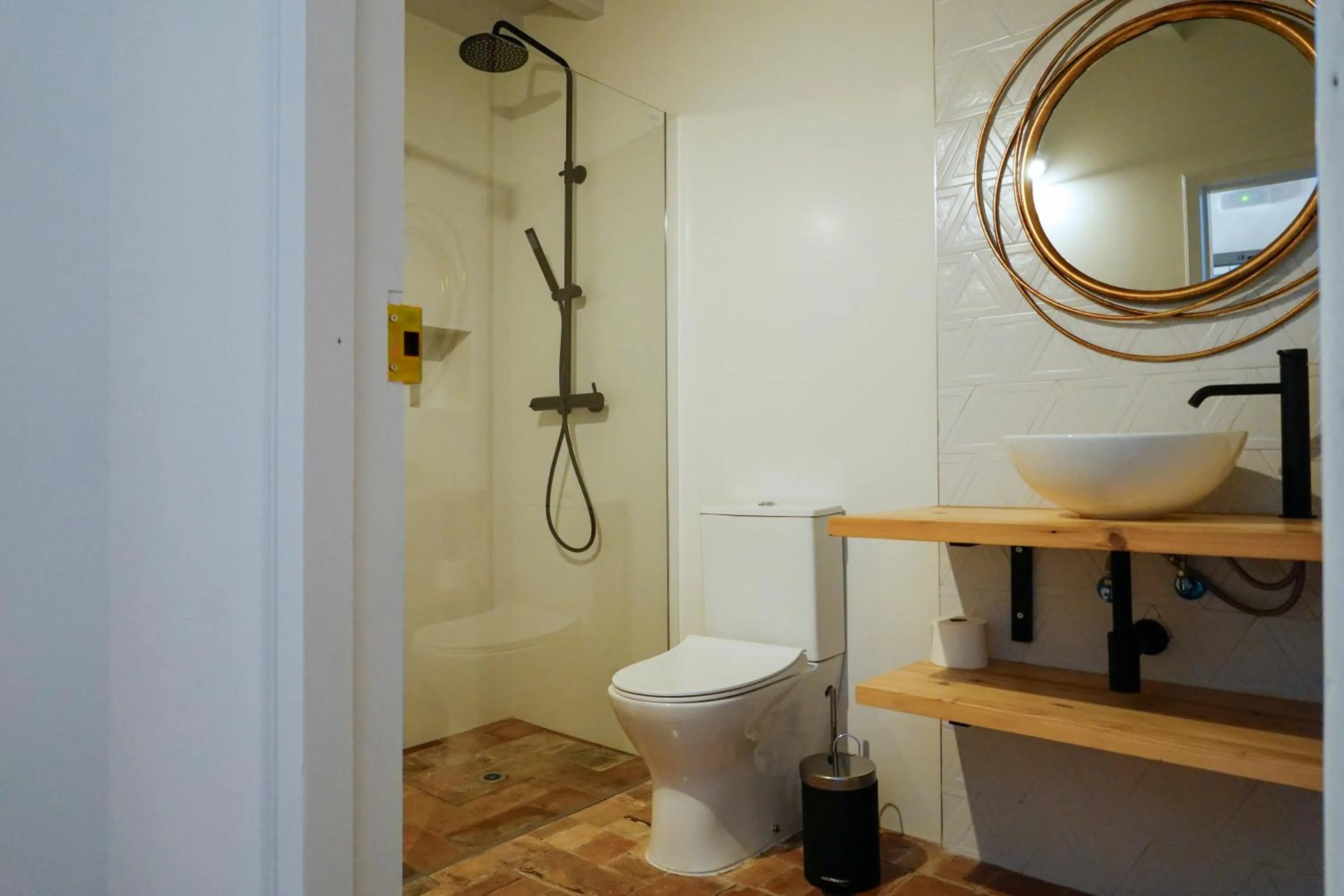 Bathroom in Hospederia Santa Clara