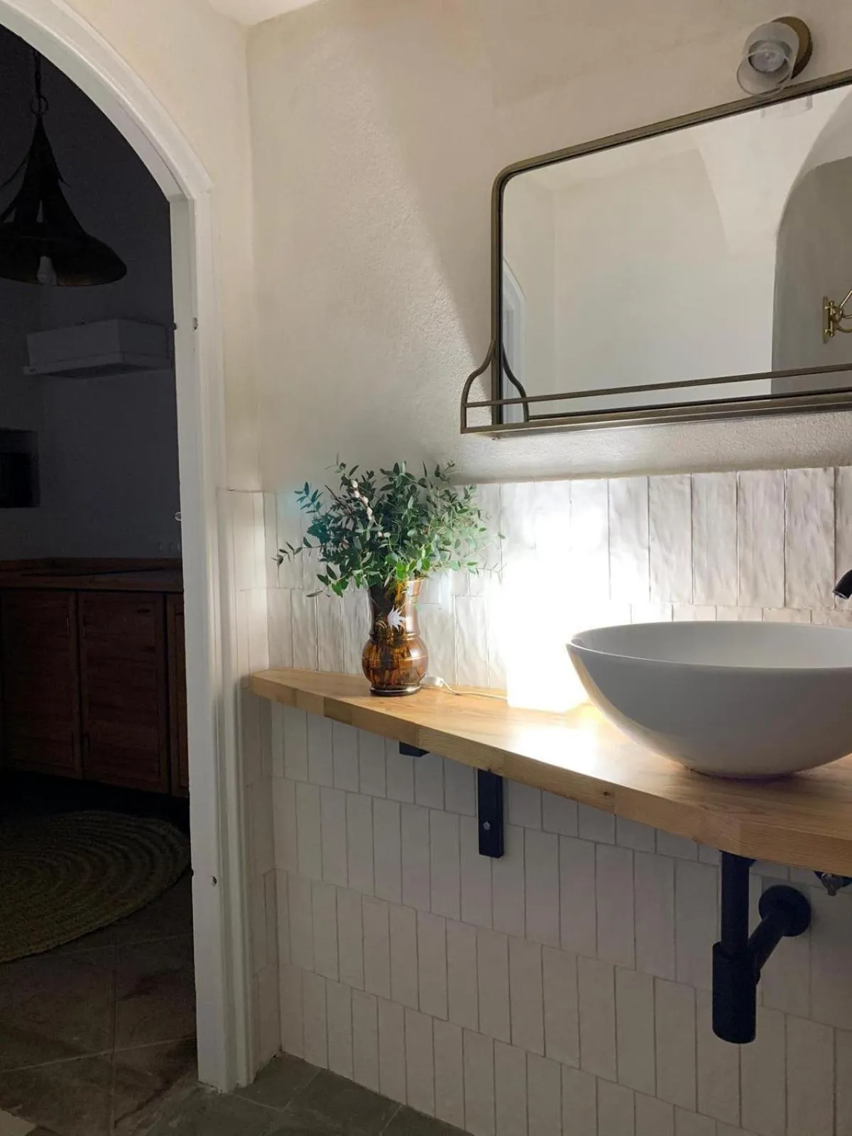 Bathroom in Hospederia Santa Clara