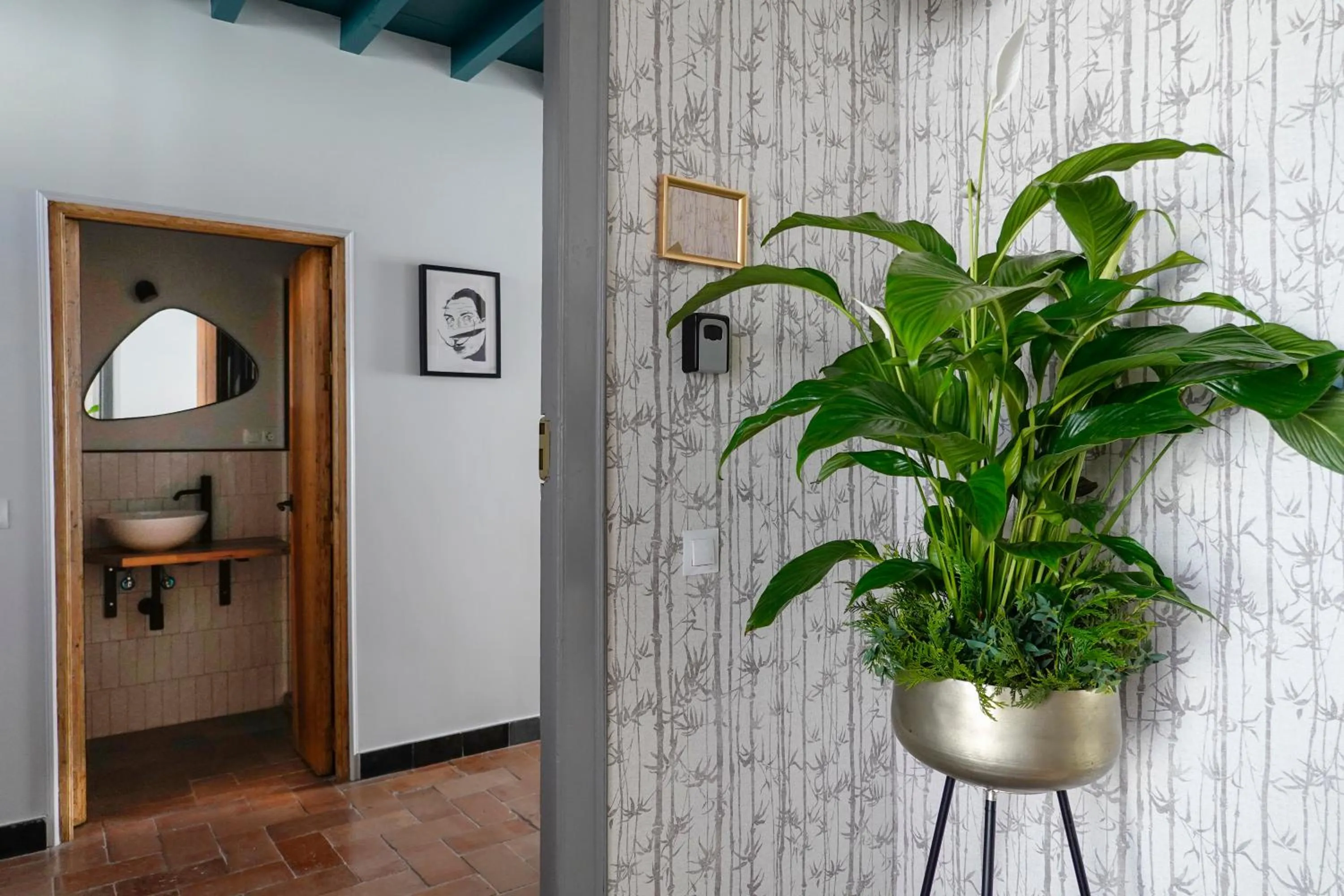 Decorative detail in Hospederia Santa Clara